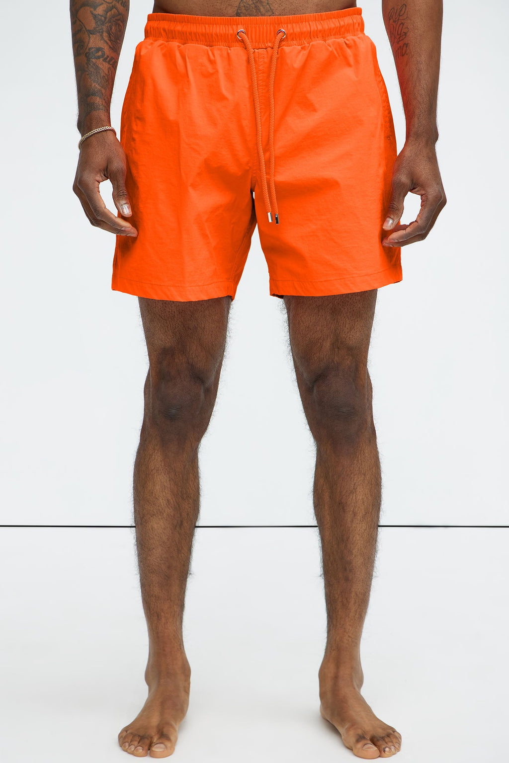 Montez Stretch Swim Trunk 7″ - Orange