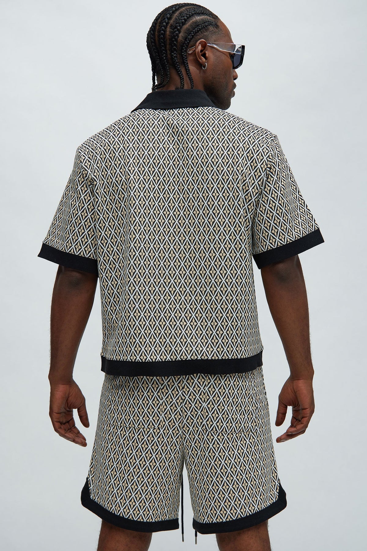 Rushmore Knit Shirt - Black/combo