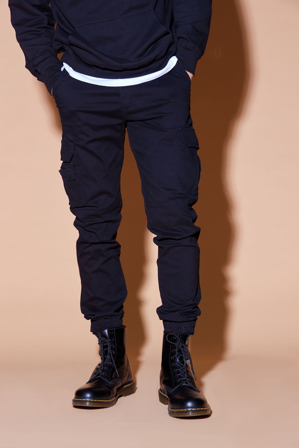 Slim Kryptonite Cargo Jogger - Black