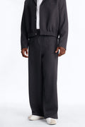 Baggy Inverted Details Trouser - Grey