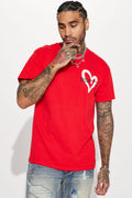 Amor Studio Short Sleeve Tee - Red