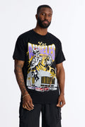 Los Angeles Skullers Oversized Short Sleeve Tee - Black