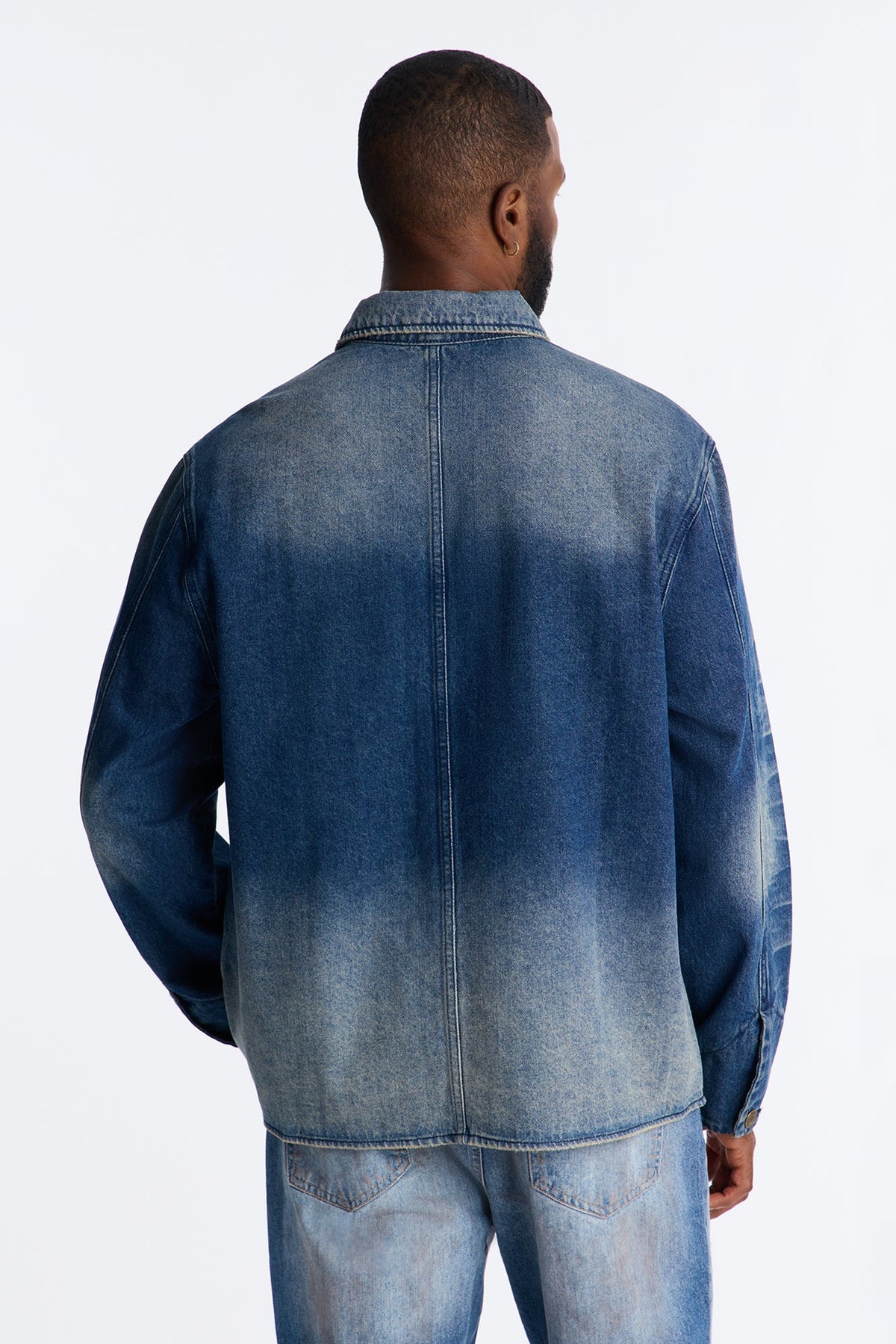 Utility Street Ops Denim Jacket - Dark Wash