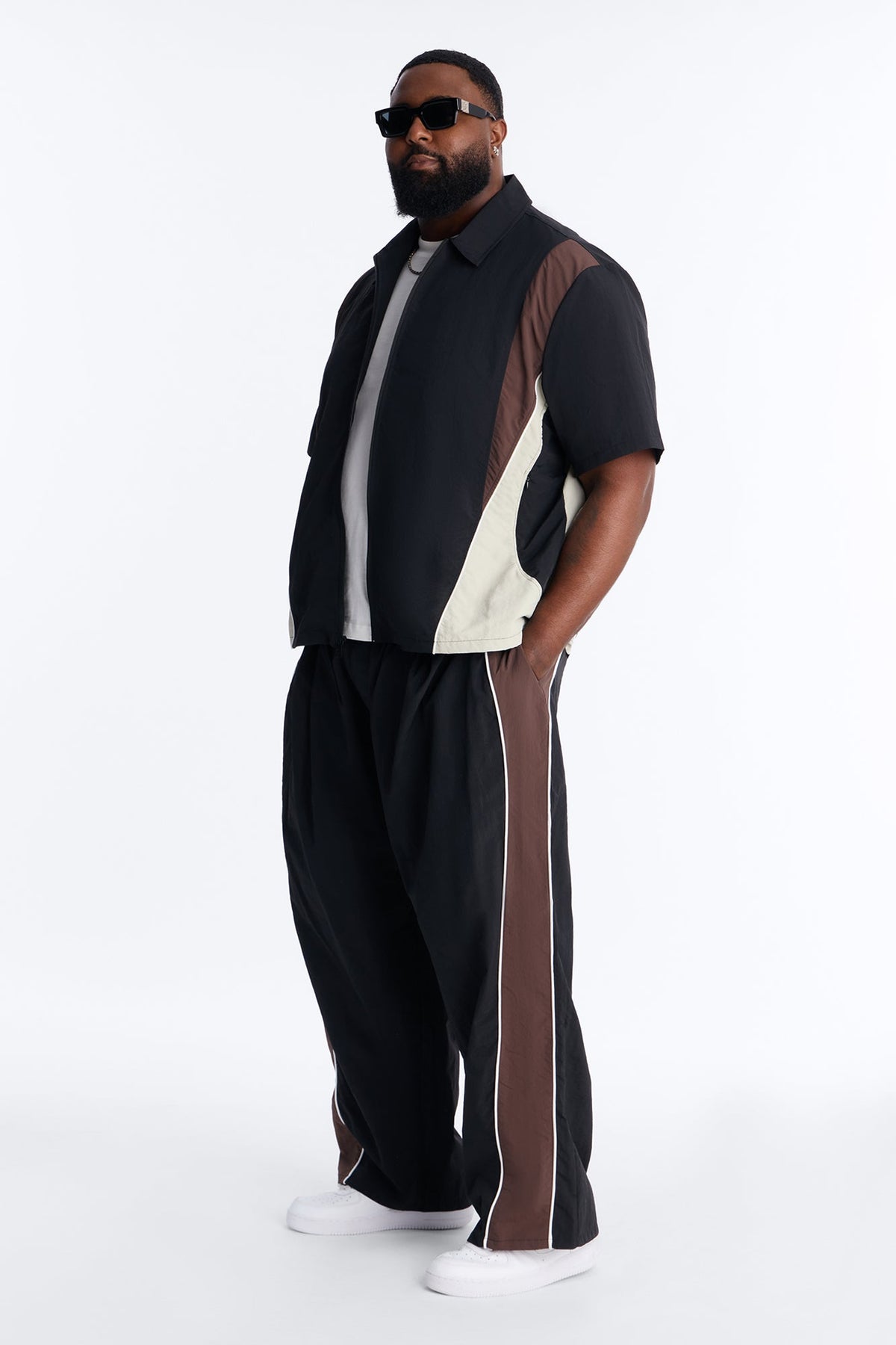 Barrel Osaka Block Pant - Black/Brown