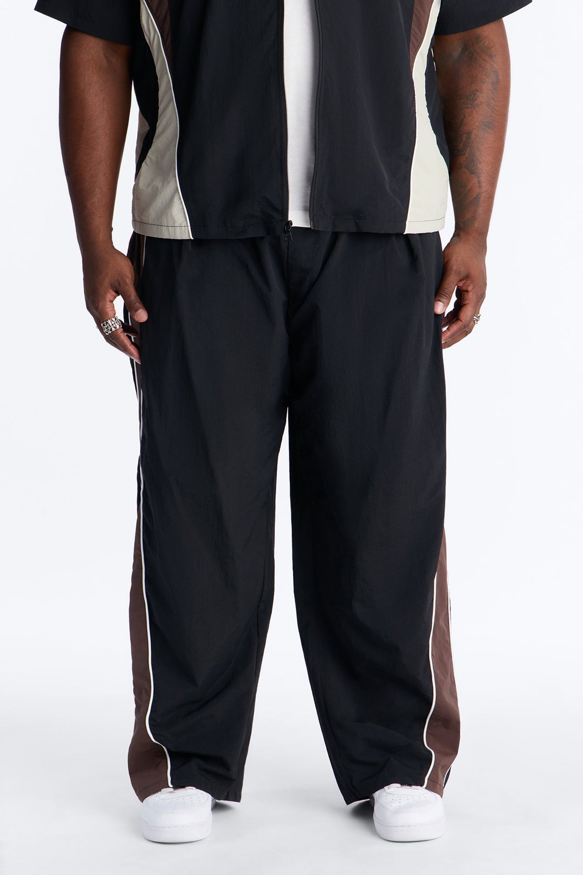 Barrel Osaka Block Pant - Black/Brown