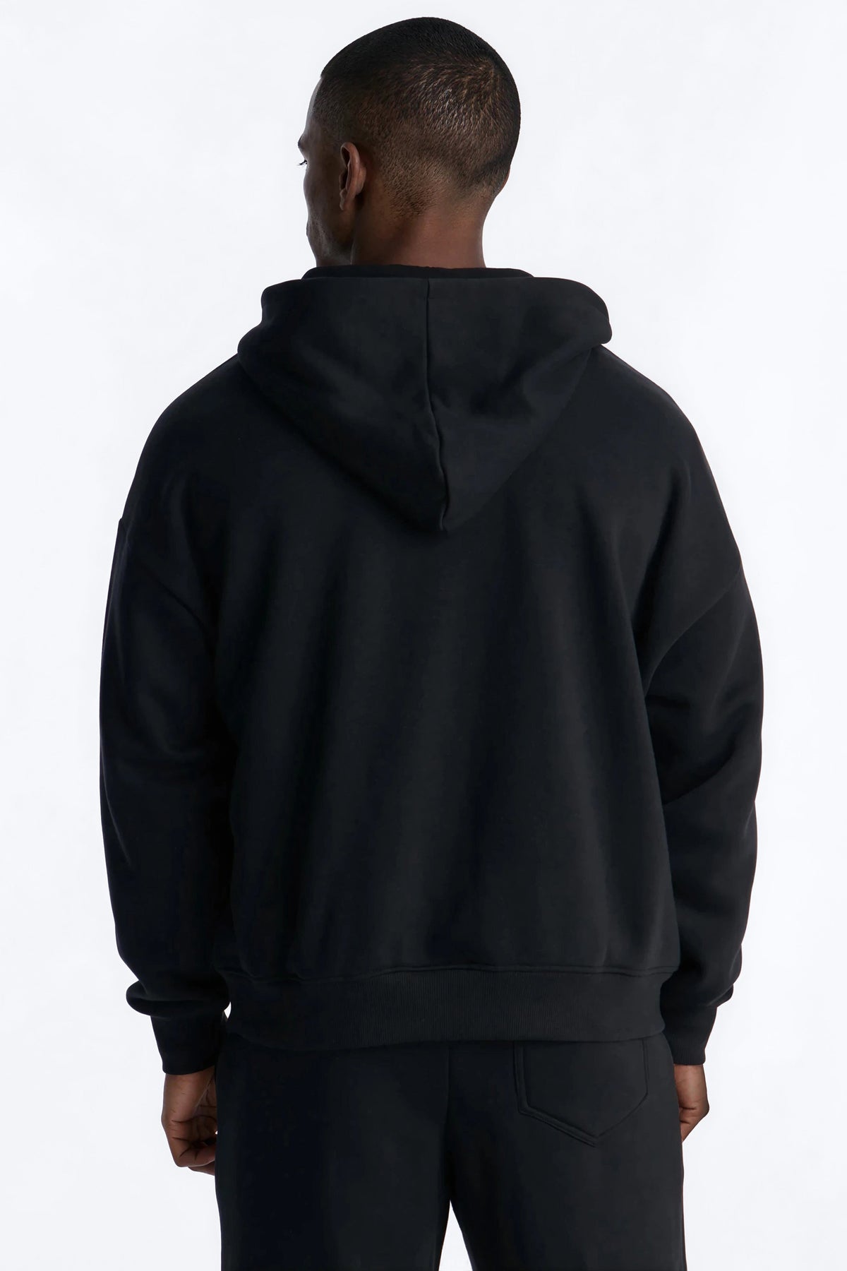 Dime Rhinestone Pearl Oversized Hoodie - Black