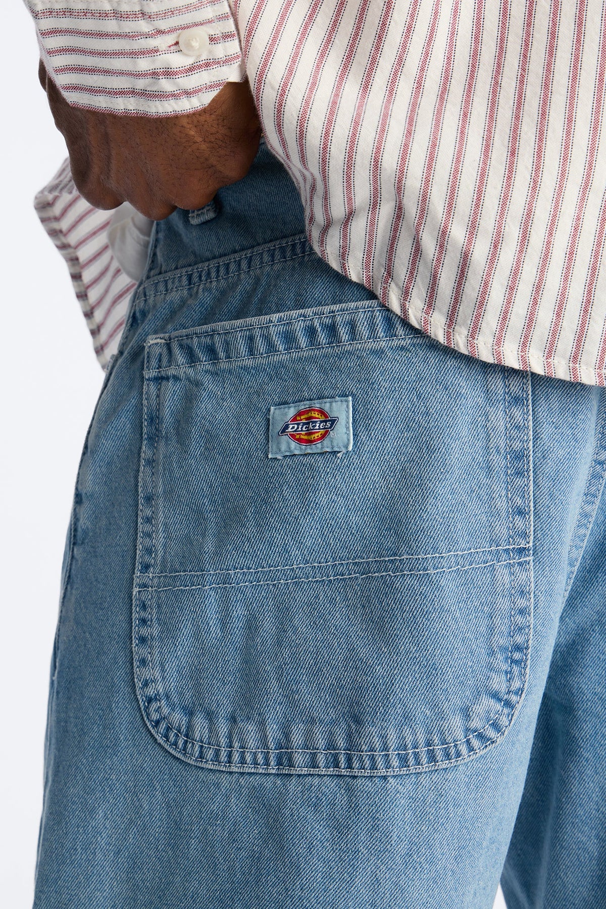 Dickies Loose Fit Double Knee Jean - Light Blue Wash