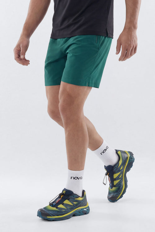 ActiveNylon™ 7″ Pocket Shorts - Hunter Green
