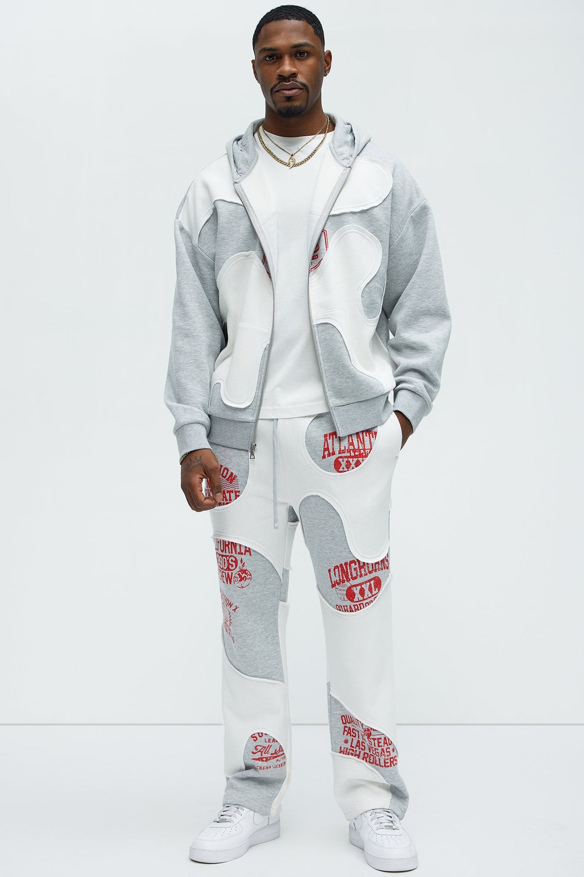 Tyson Champion Straight Sweatpants - Heather/Combo