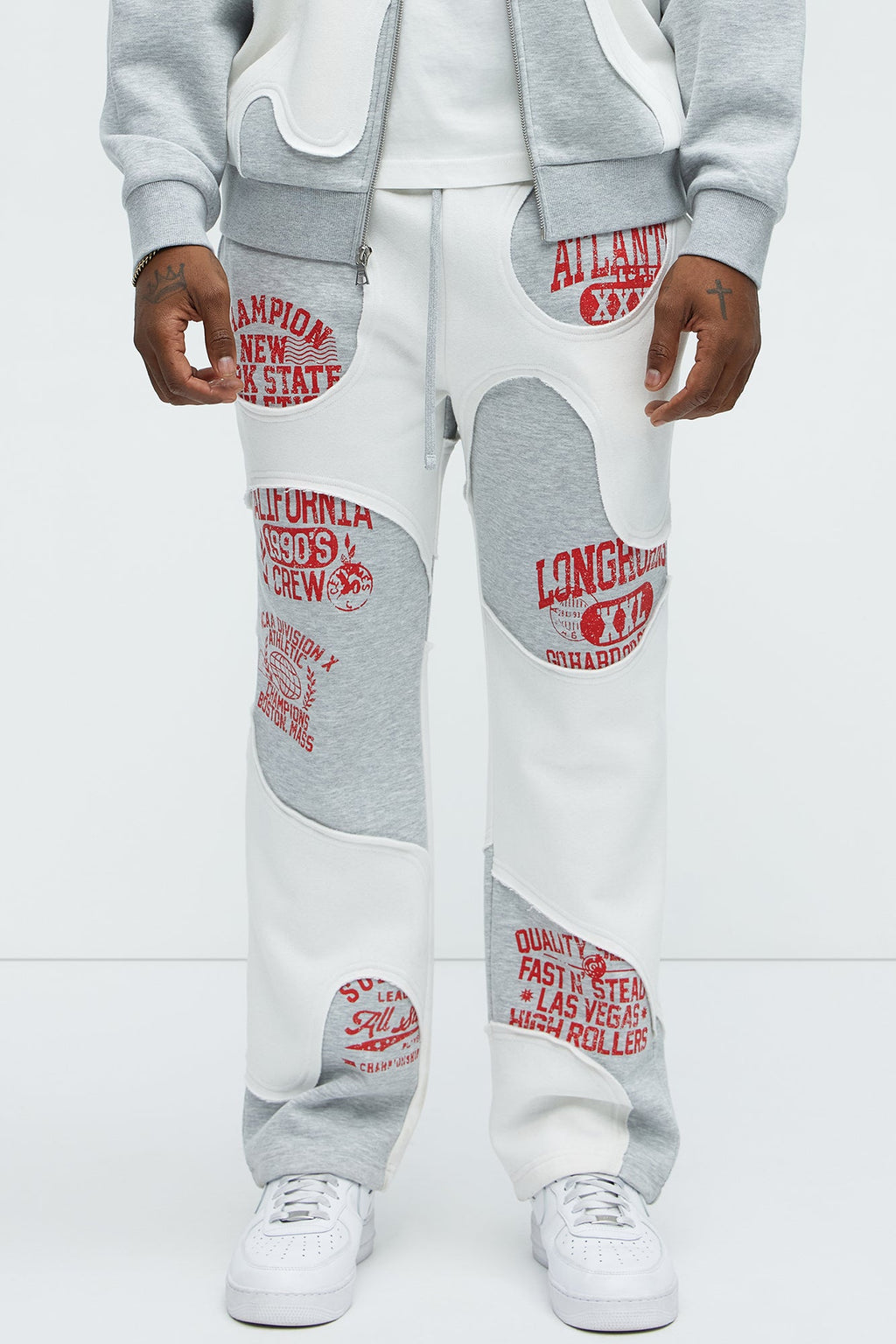 Tyson Champion Straight Sweatpants - Heather/Combo