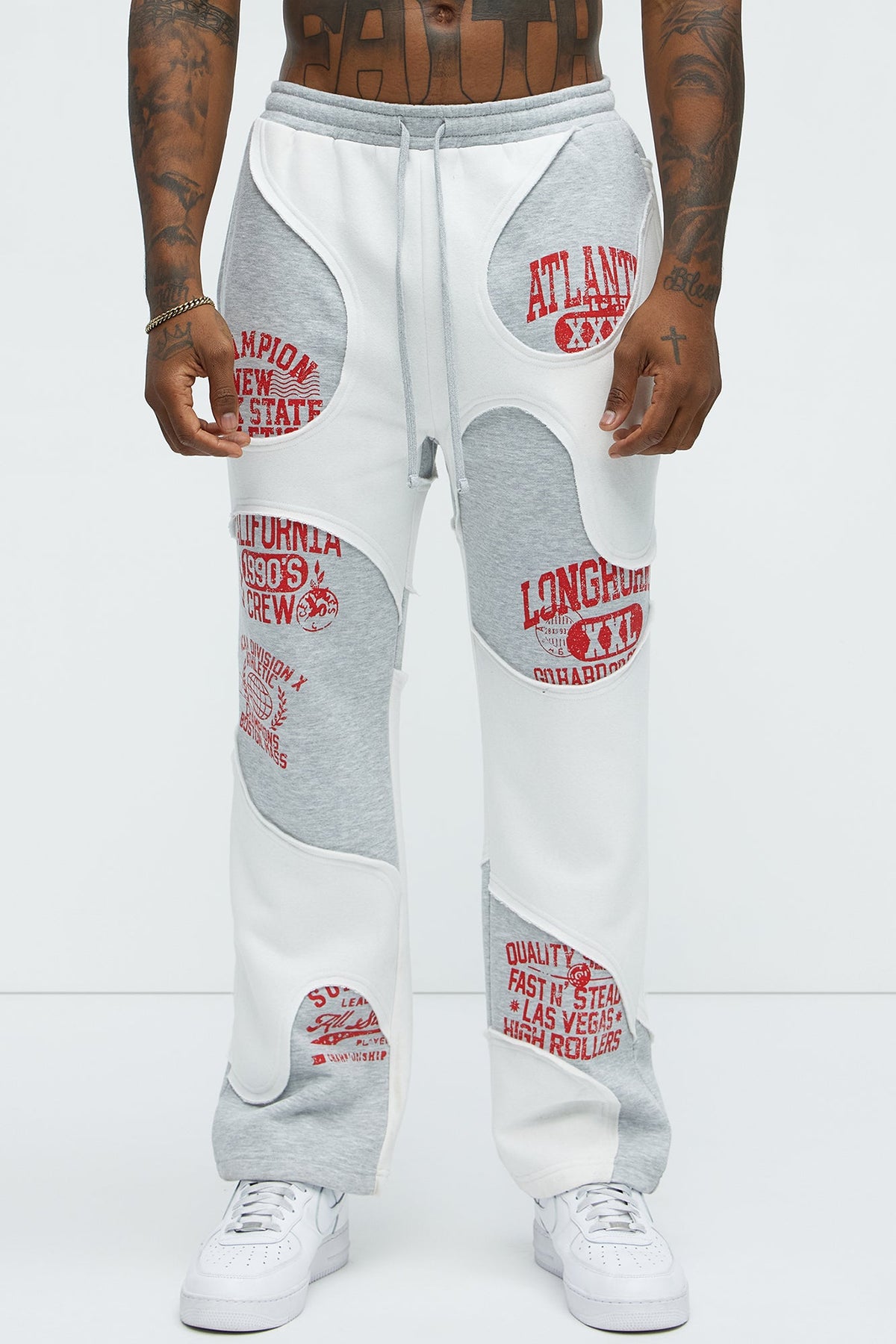 Tyson Champion Straight Sweatpants - Heather/Combo