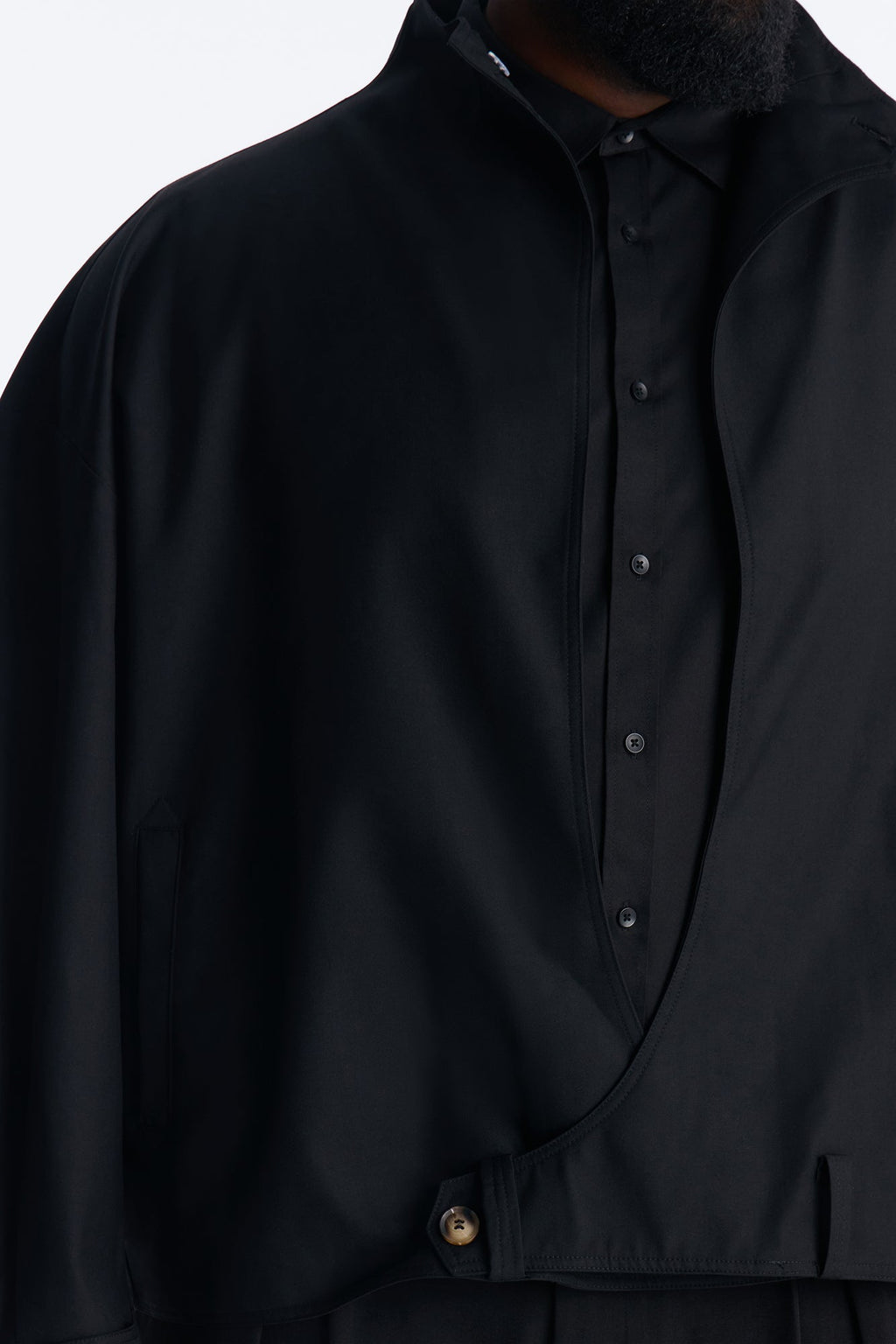 Relaxed Luxe Flow Blazer - Black