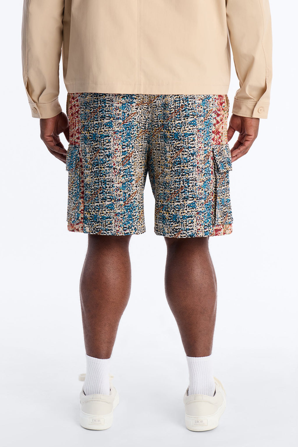 Baggy Nomadic Tapestry Cargo Short - Multi Color