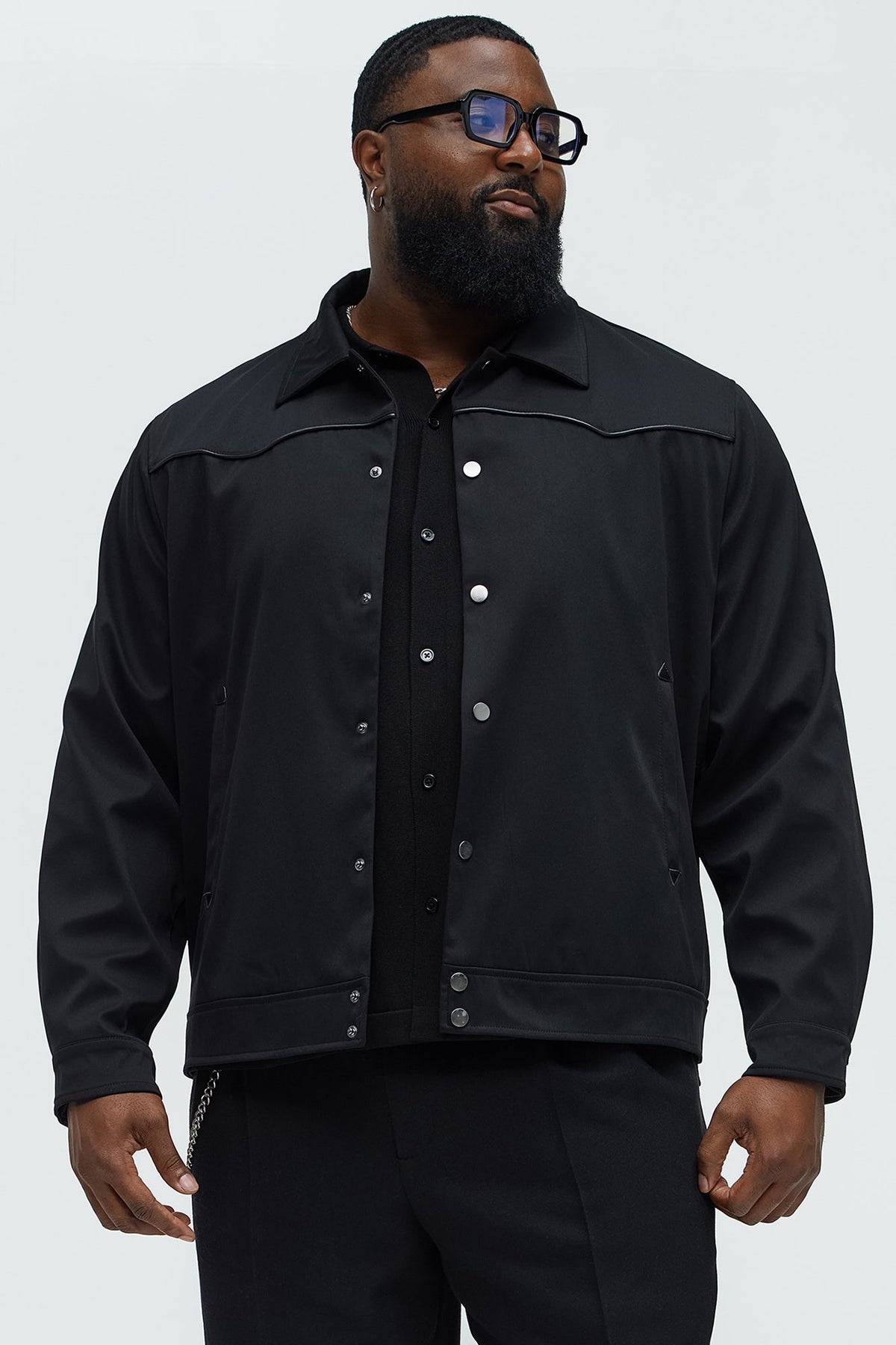 Glenville Western Jacket - Black