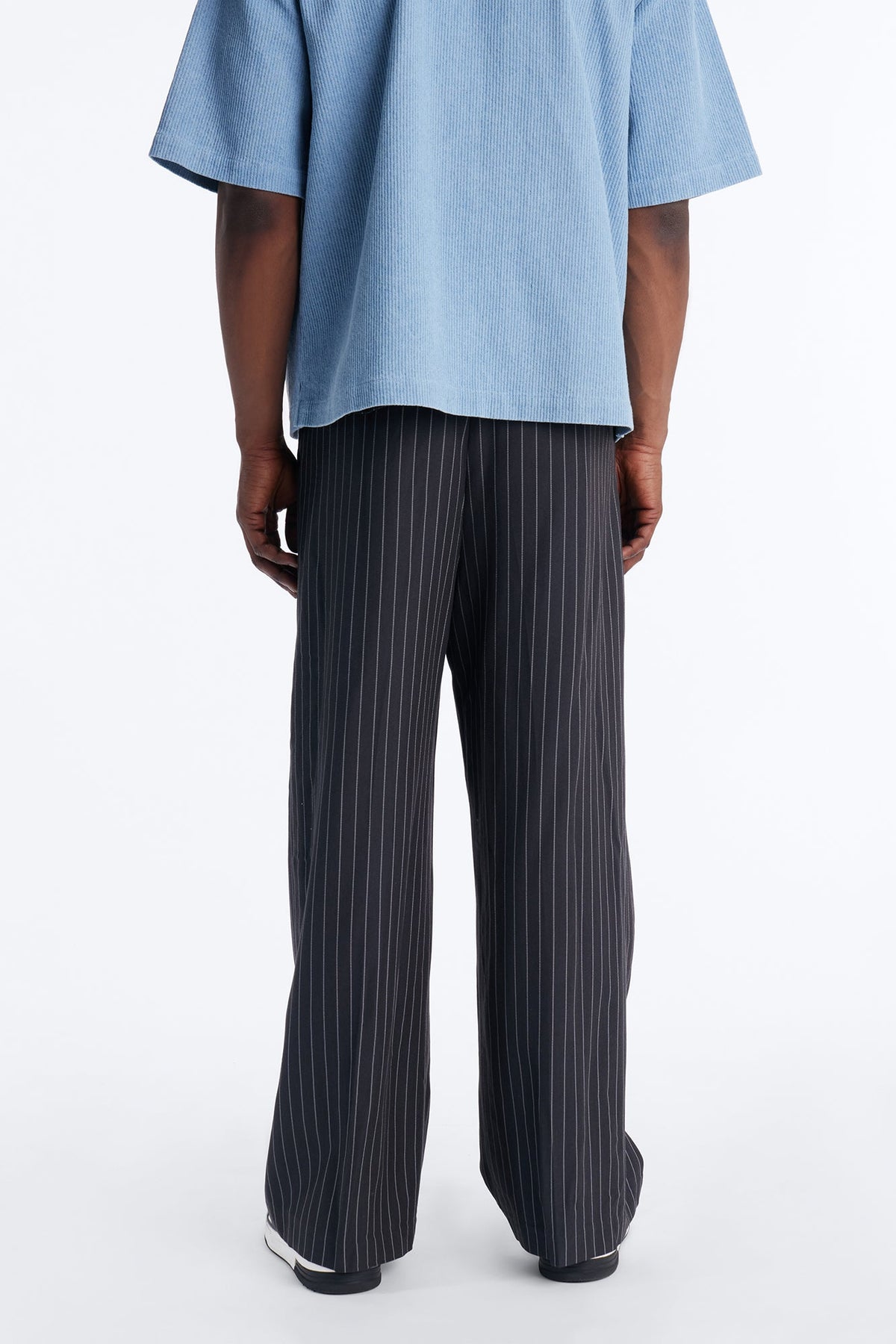 Wide Leg New Age Pleated Trouser - Grey