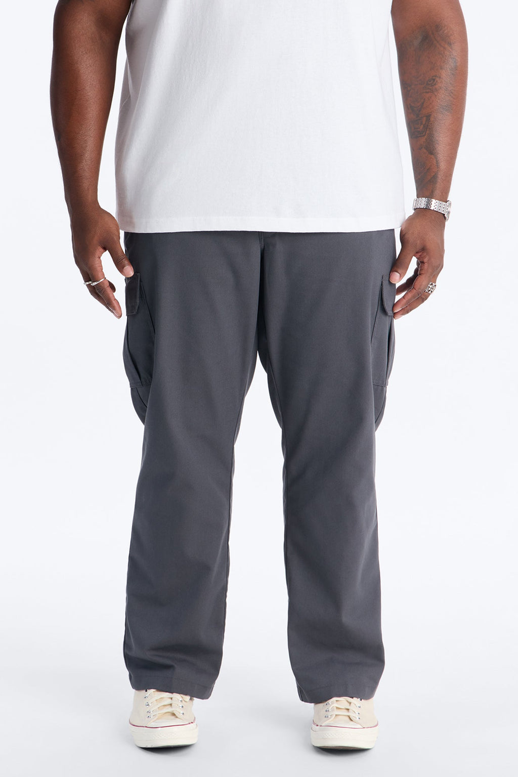Dickies Twill Cargo Straight Pant - Charcoal