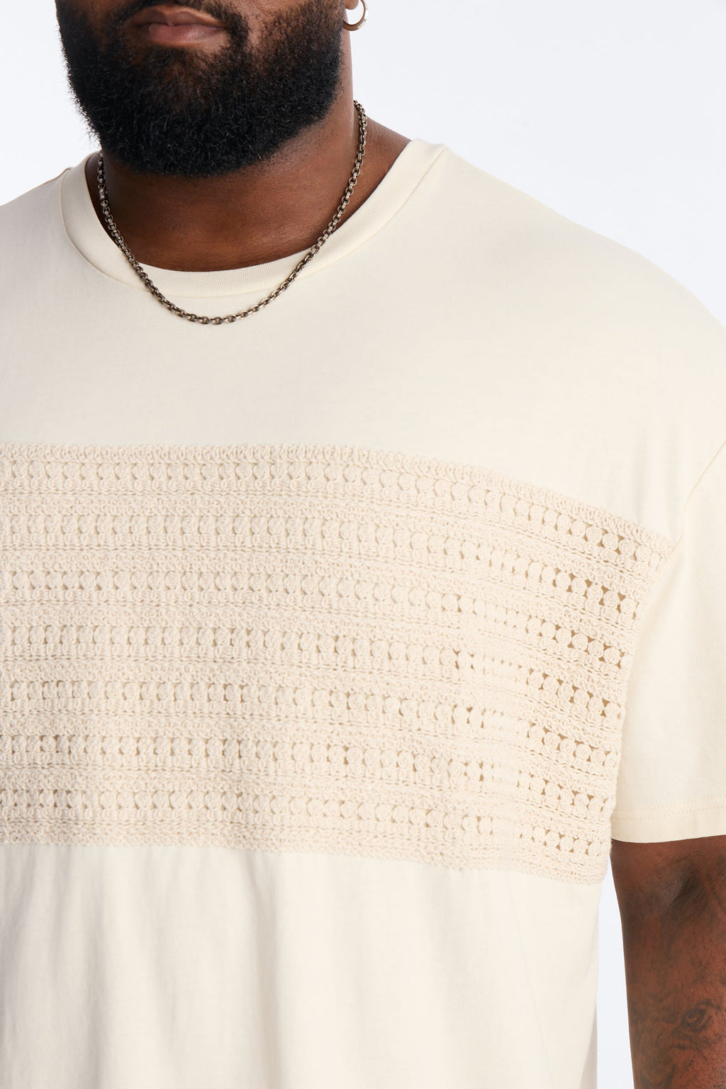 Relaxed Forever Shore Crewneck Tee - Cream
