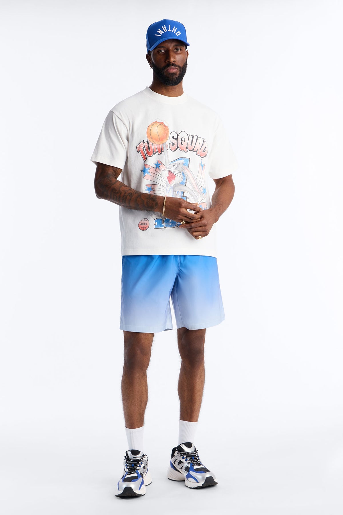 Relaxed Fade Away Ombre Short - Blue