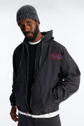 Von Dutch Eyeball Denim Zip Up Hoodie - Black Wash