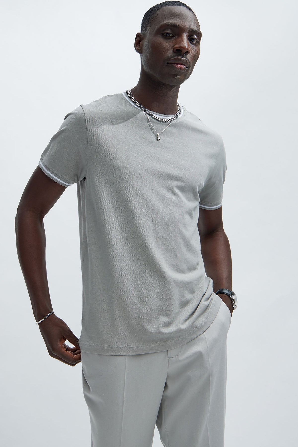 Jaxon Short Sleeve Tee - Grey