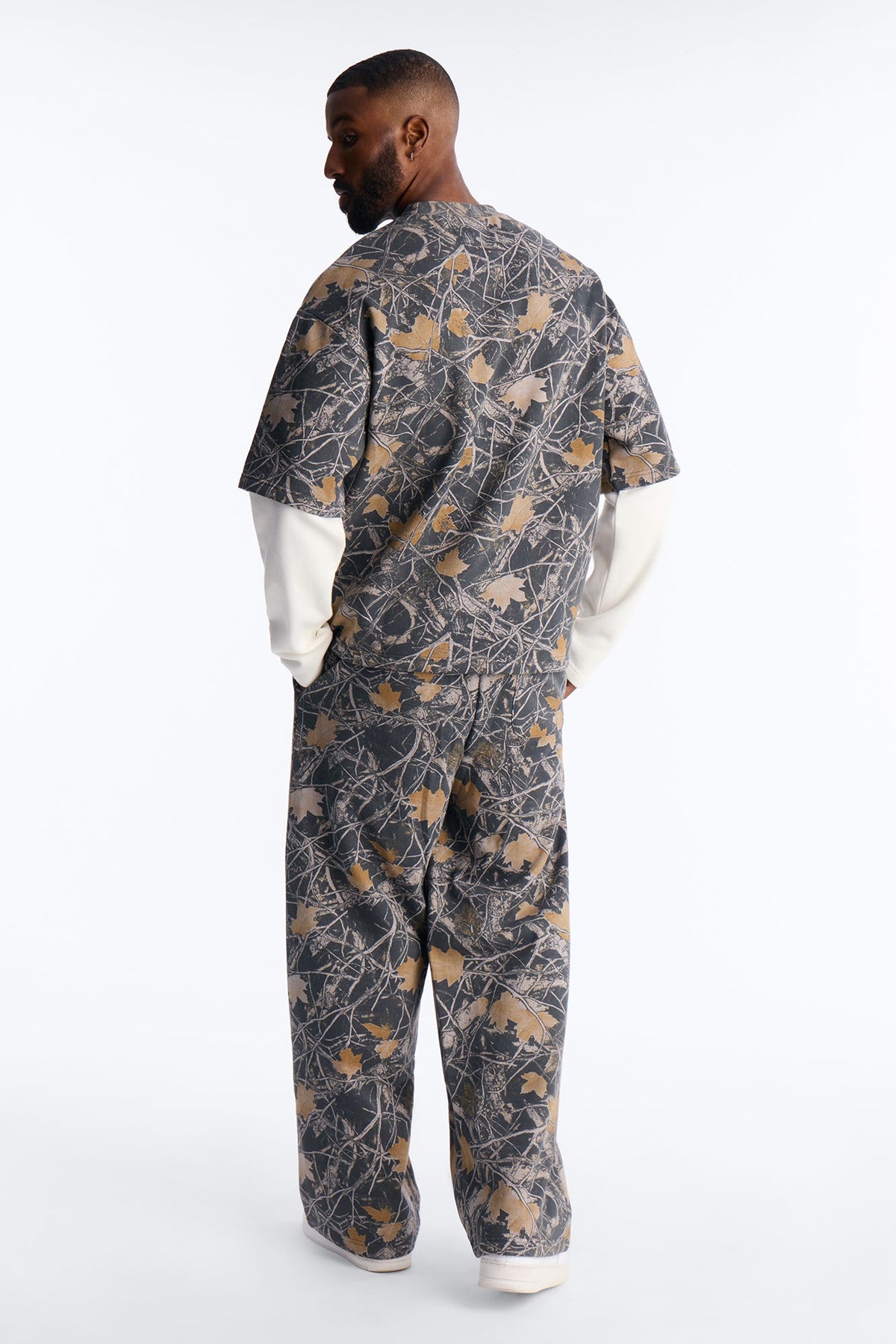 Fearless Camo Twofer Sweatshirt - Camouflage