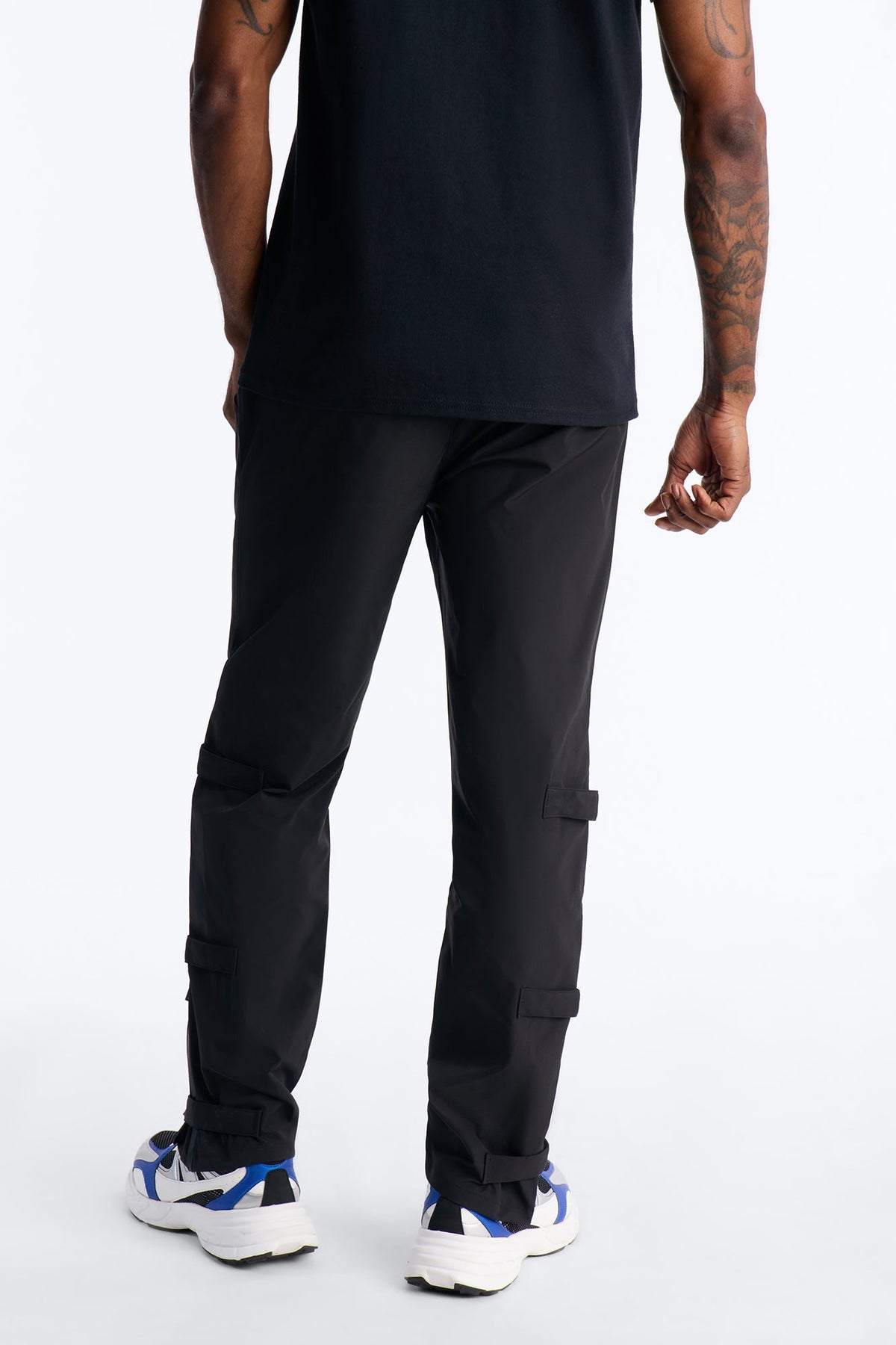 Slim Odyssey Multi Strap Pant - Black