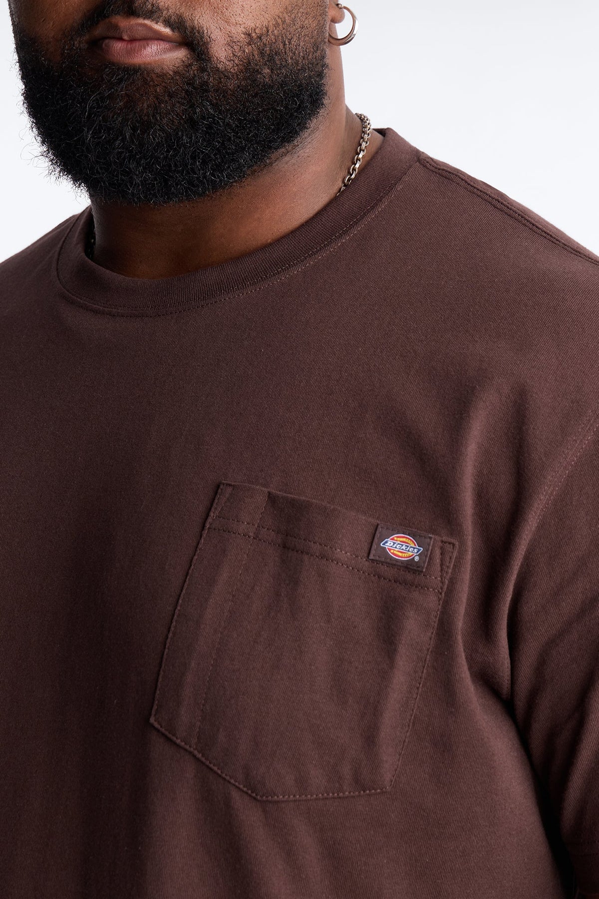 Dickies Heavyweight Short Sleeve Pocket Tee - Brown