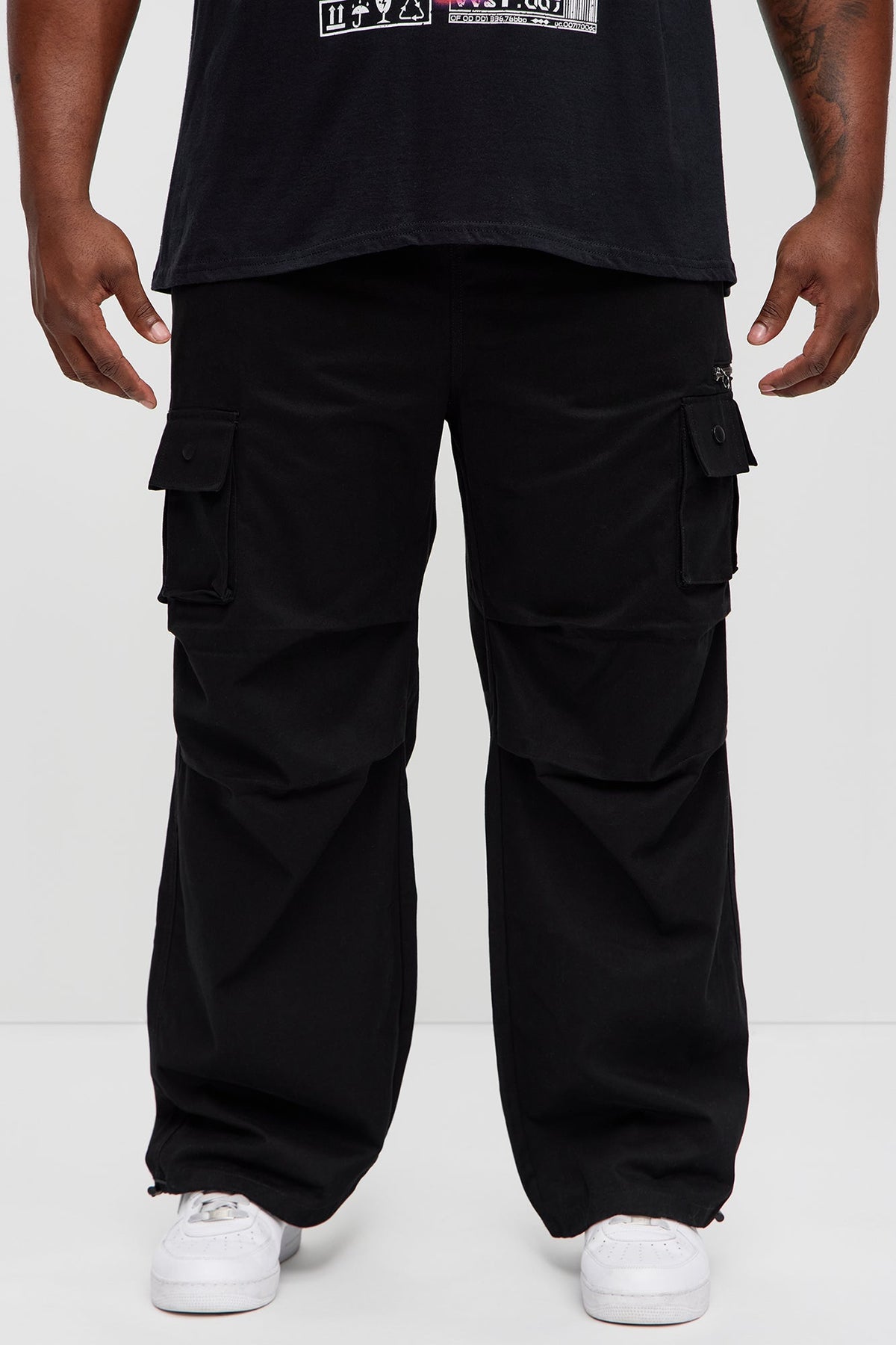 Practicable Baggy Utility Pants - Black