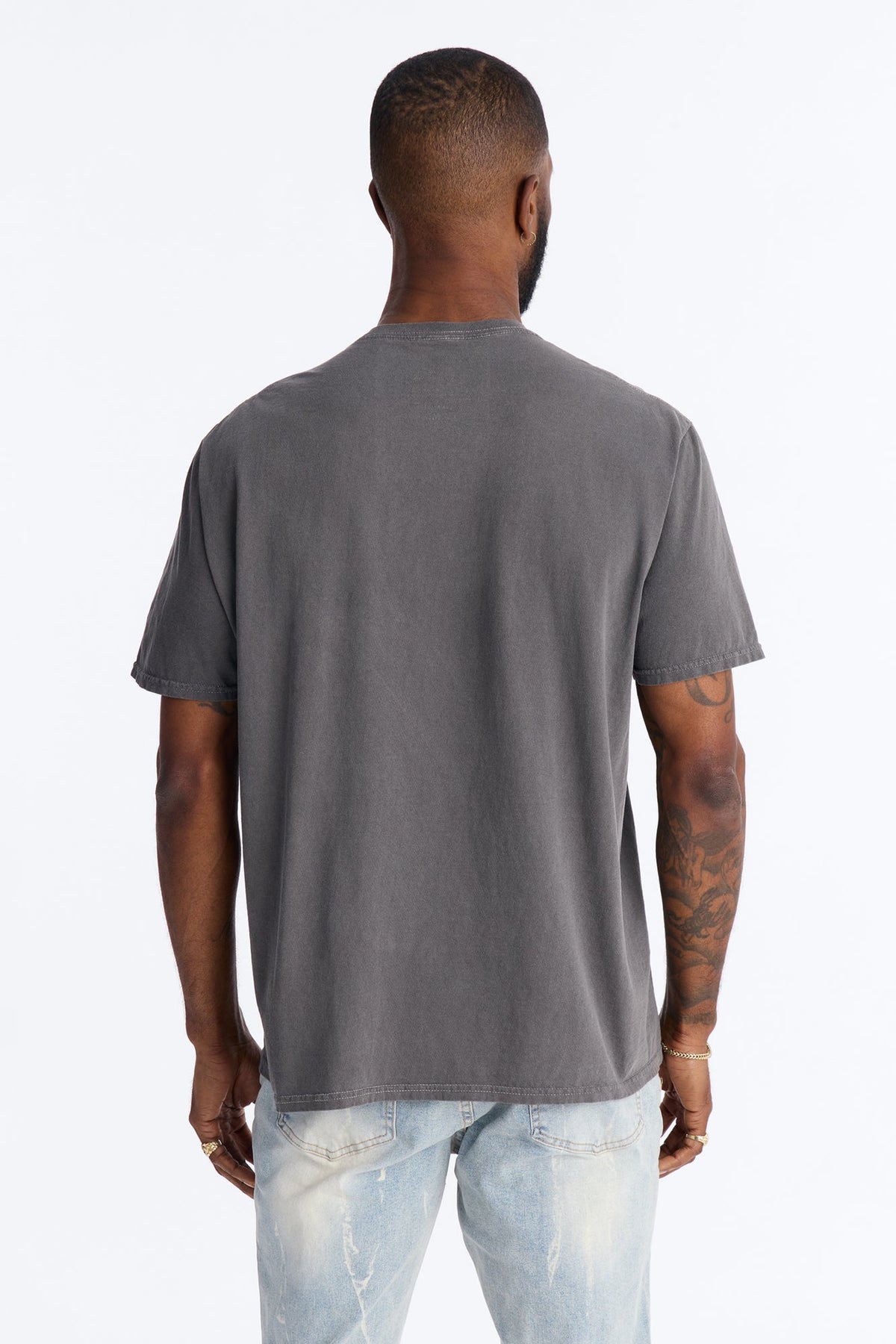Youngboy NBA Vintage Short Sleeve Tee - Charcoal