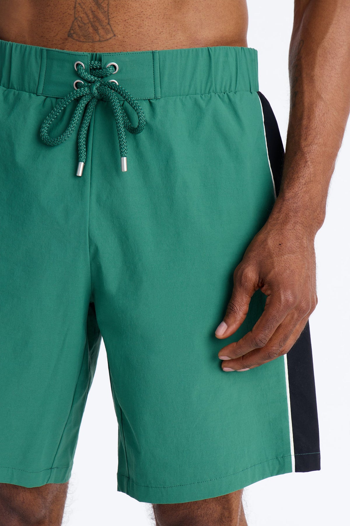 Everyday Stretch Paneled Boardshorts 9″ - Green