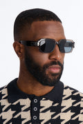 Ghost Stone Square Sunglasses - Grey