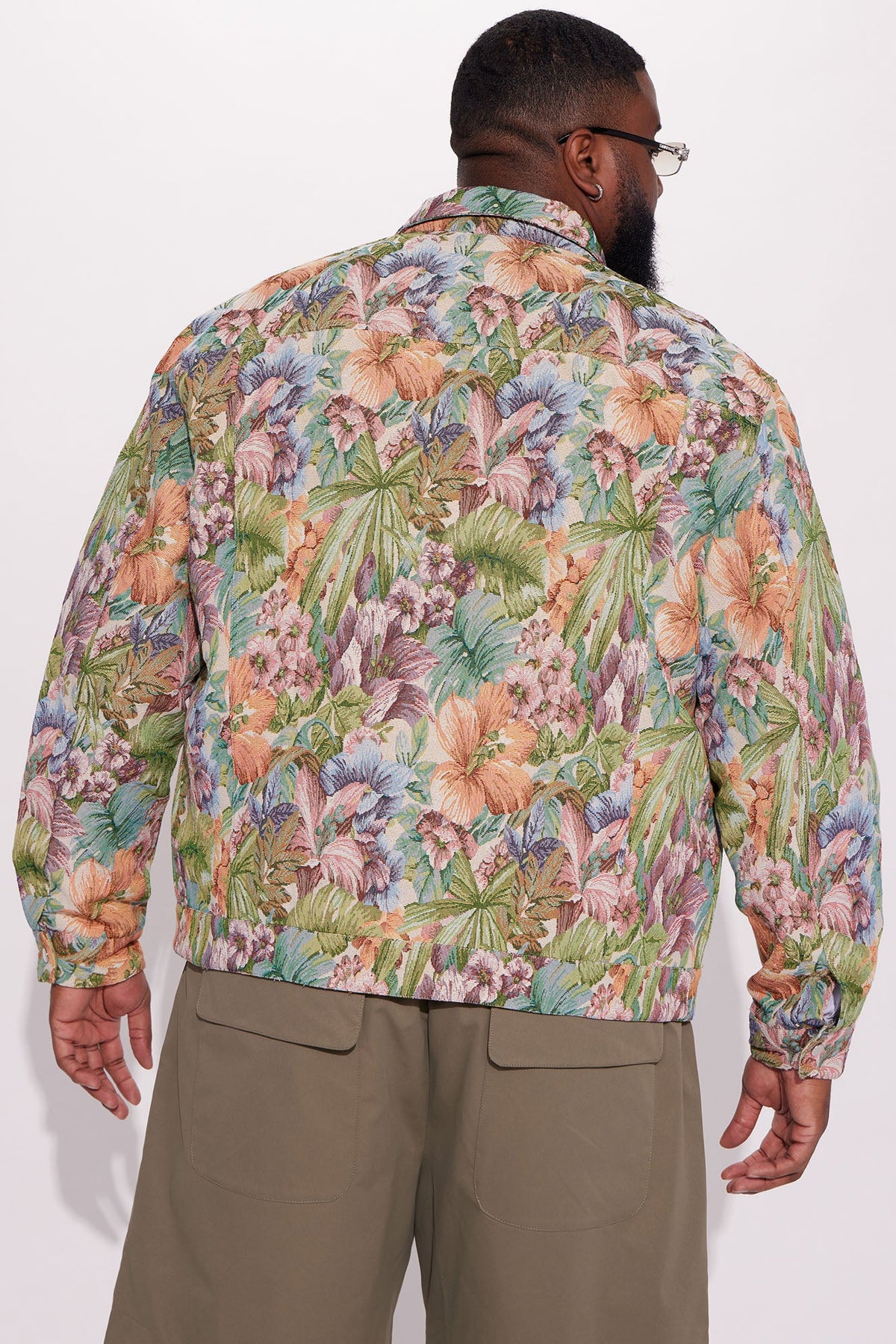 All You Need Is Tapestry Trucker Jacket - Green/combo
