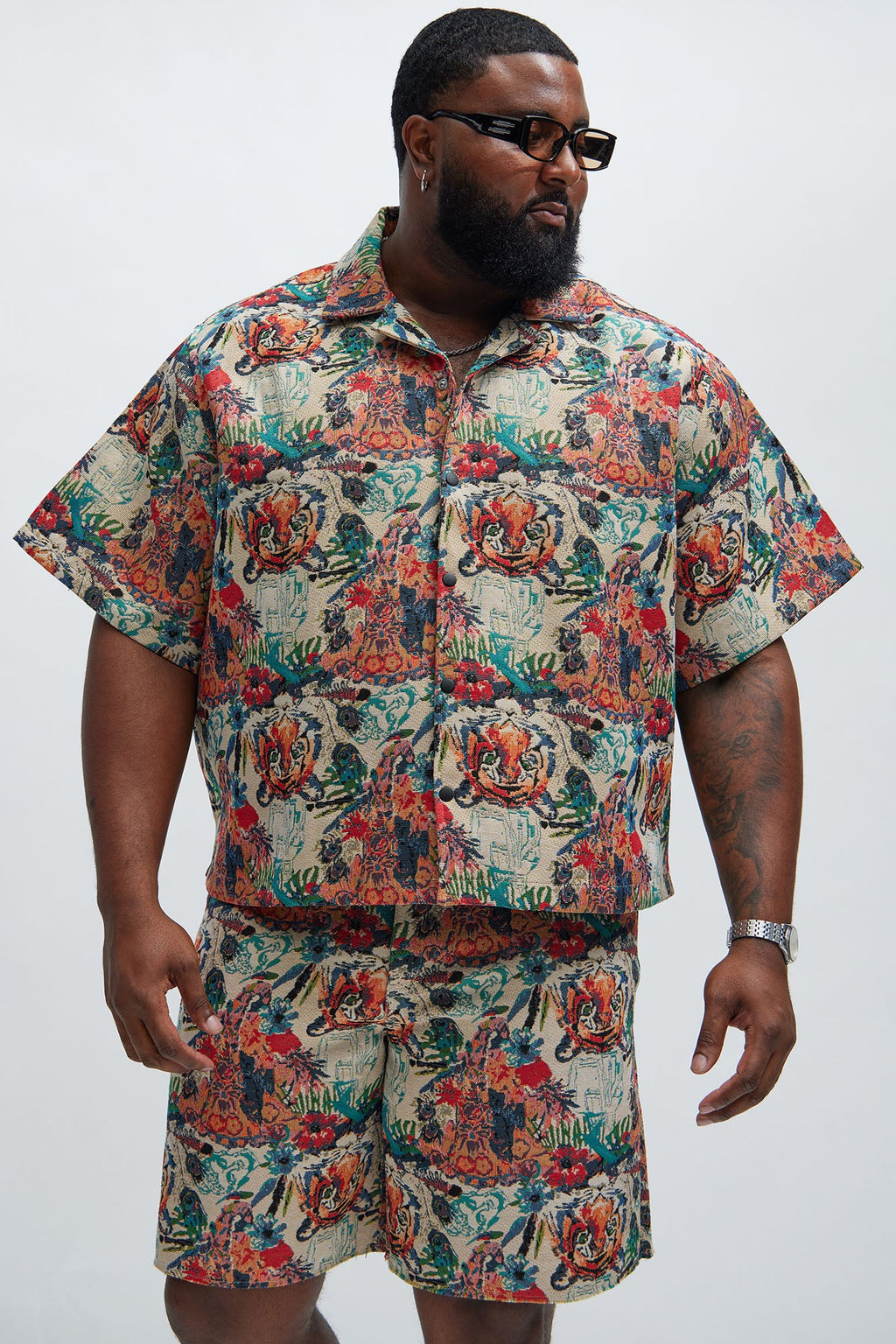 Ansel Tapestry Shirt - Multi Color