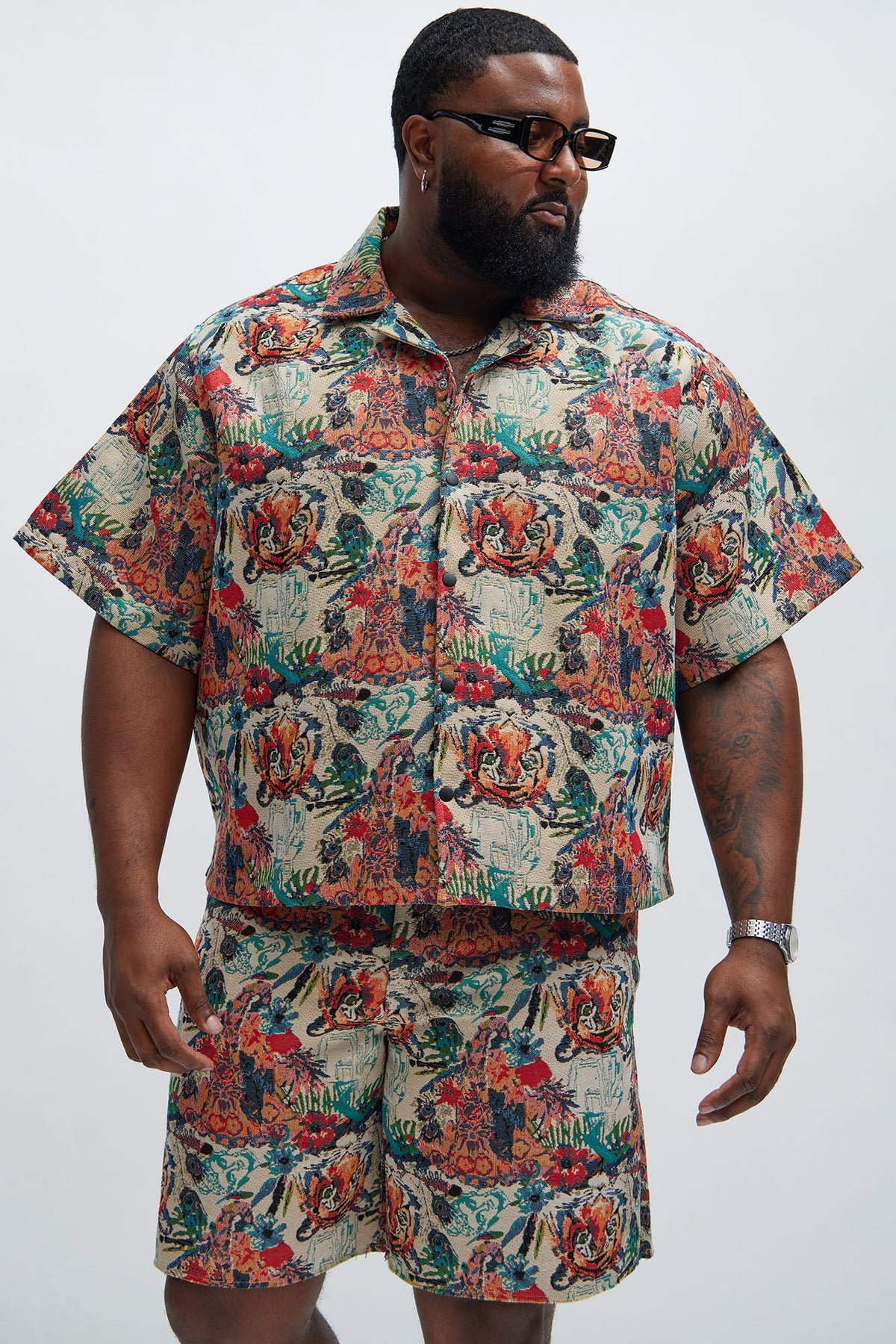 Ansel Tapestry Shirt - Multi Color