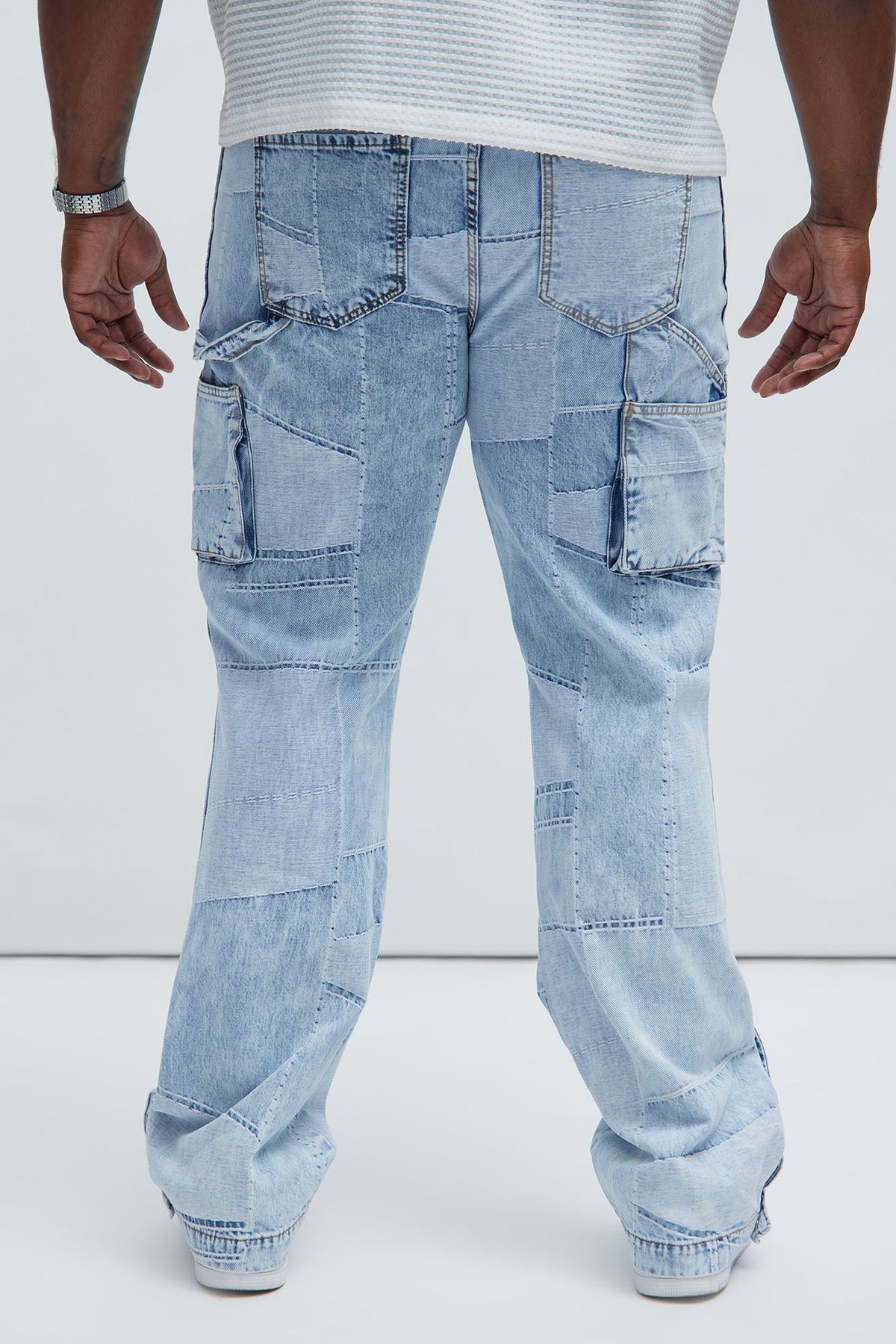 Verdugo Carpenter Flare Jeans - Light Blue Wash