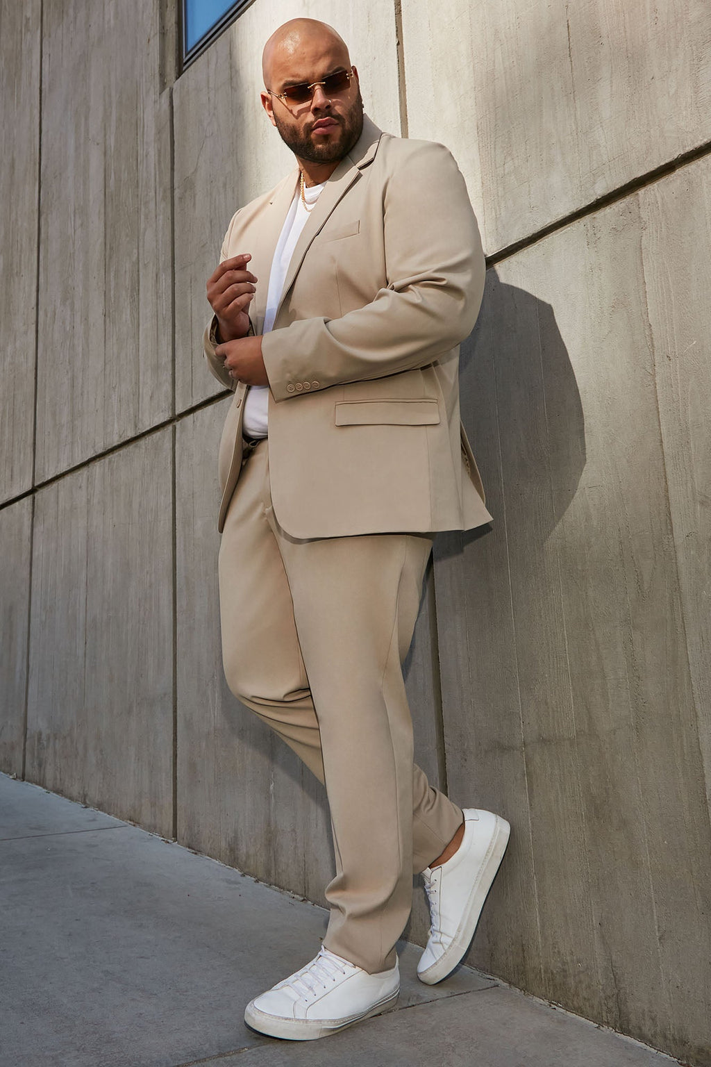 The Modern Stretch Slim Trouser - Tan