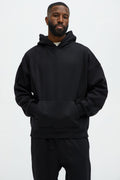 Tyson Oversized Heavyweight Hoodie - Black