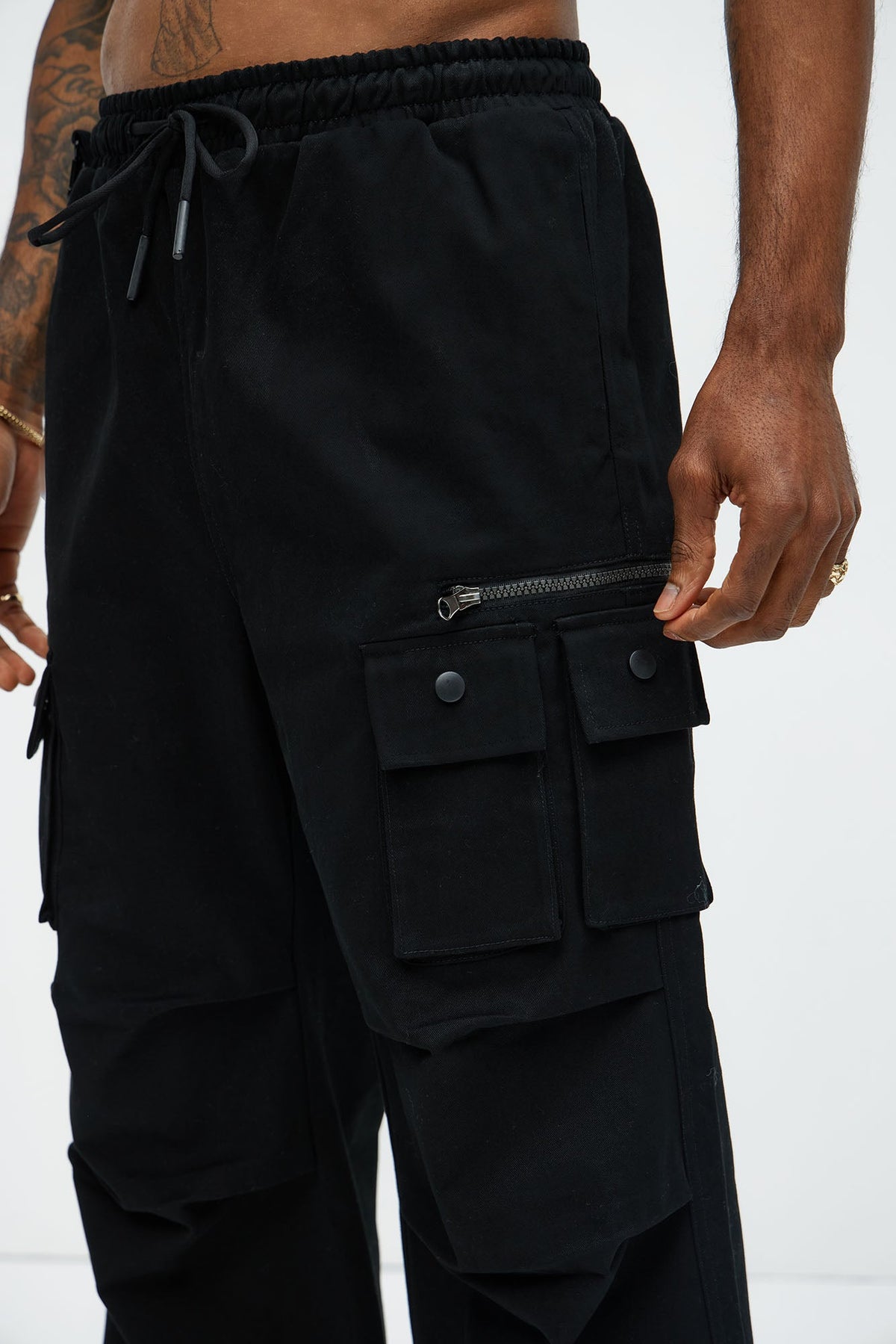 Practicable Baggy Utility Pants - Black
