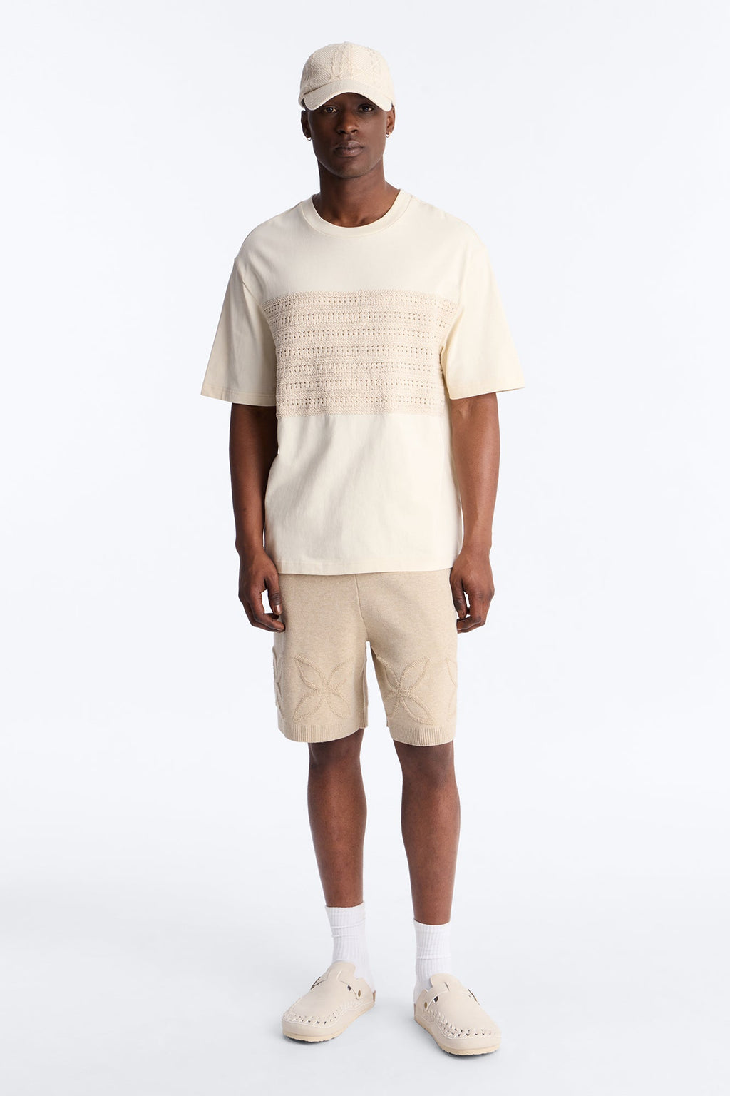 Relaxed Forever Shore Crewneck Tee - Cream