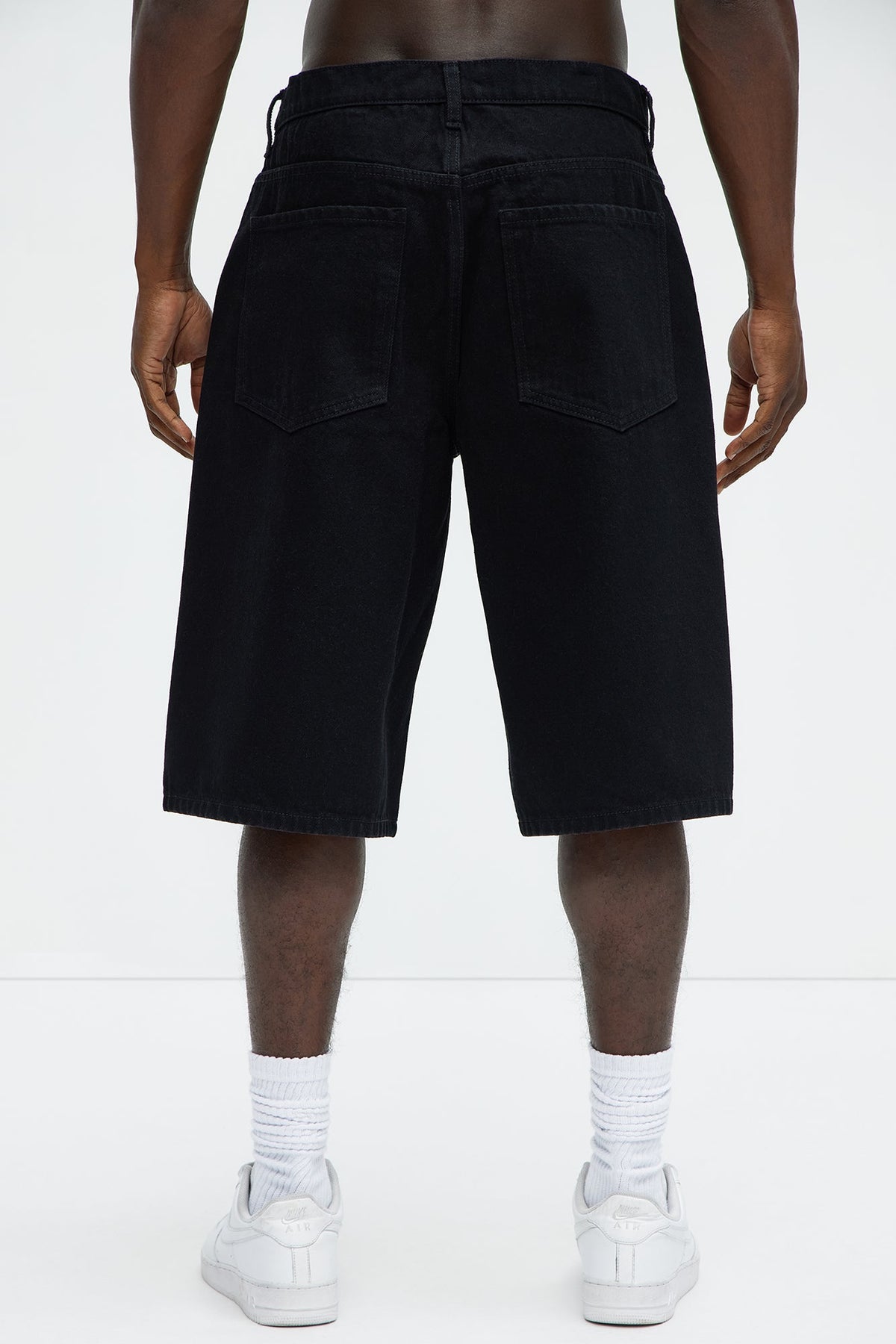 Colin Baggy Denim Short - Black
