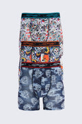 Legacy Flight Ed Hardy 3 Pack Cartoon Boxer Briefs - Multi Color
