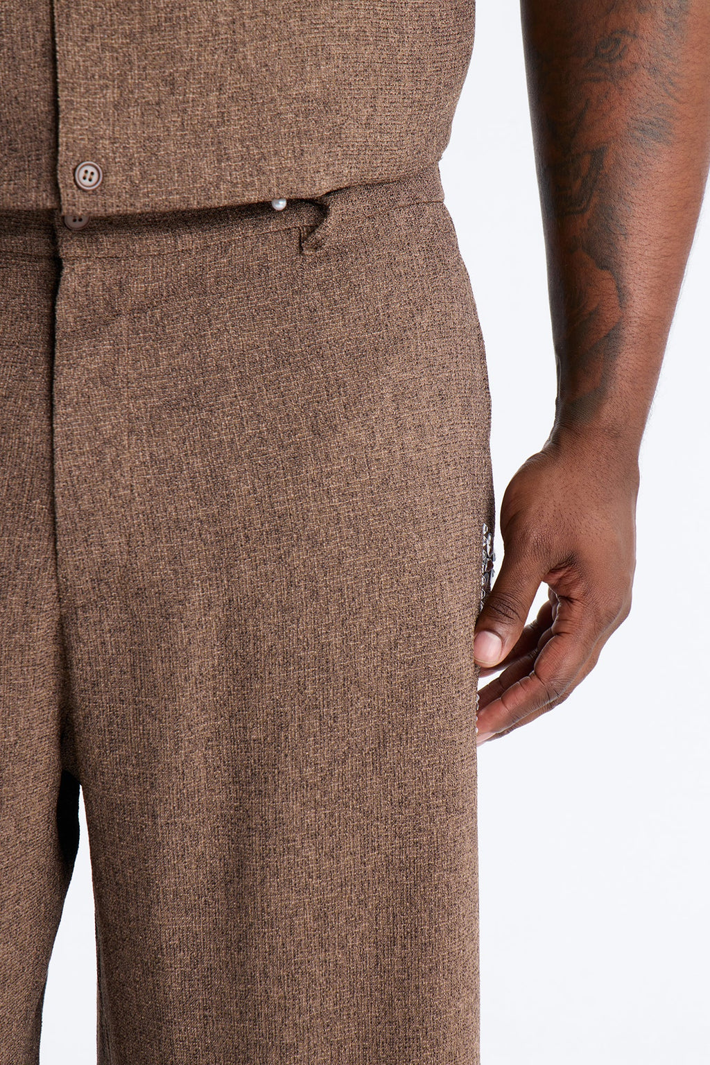 Baggy Wanderlust Pearl Journey Short - Brown