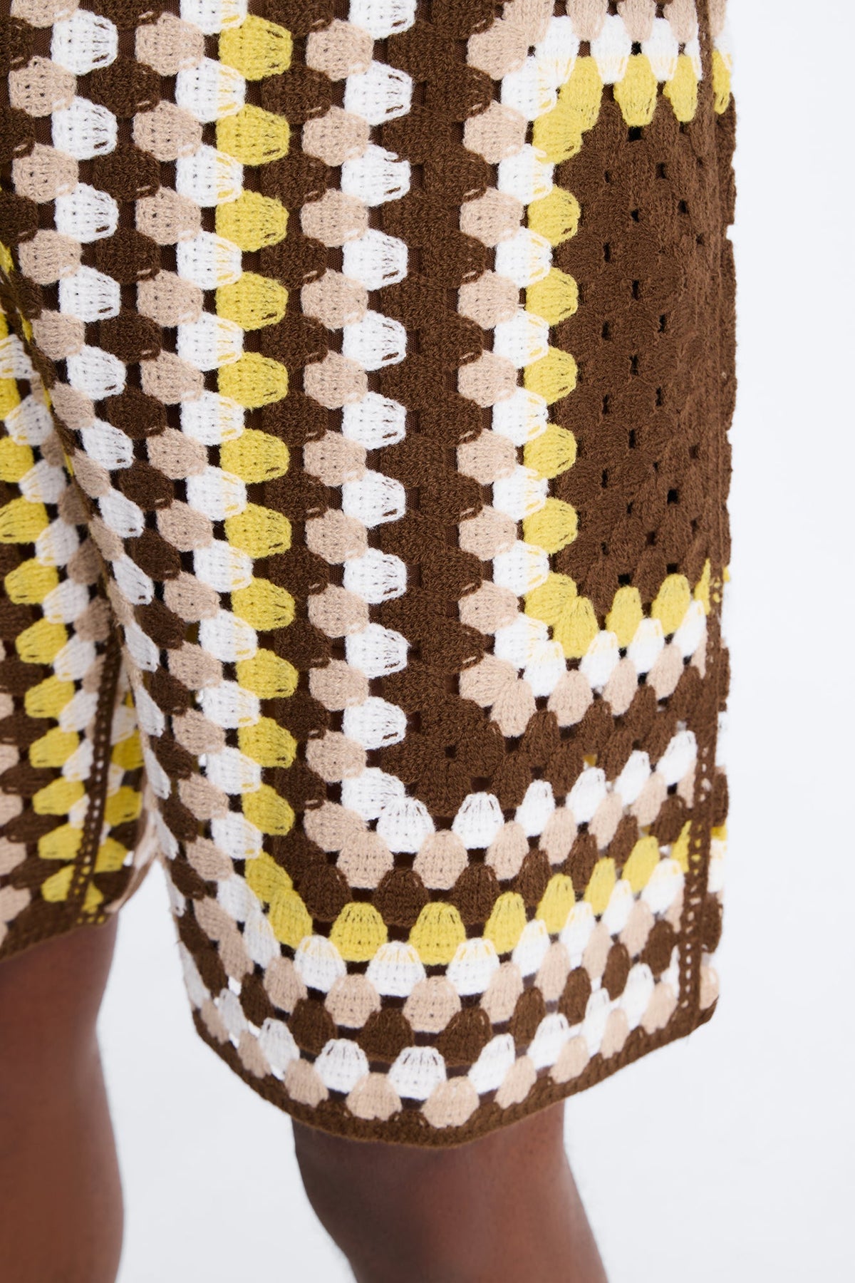 Relaxed Menorca Crochet Short - Multi Color