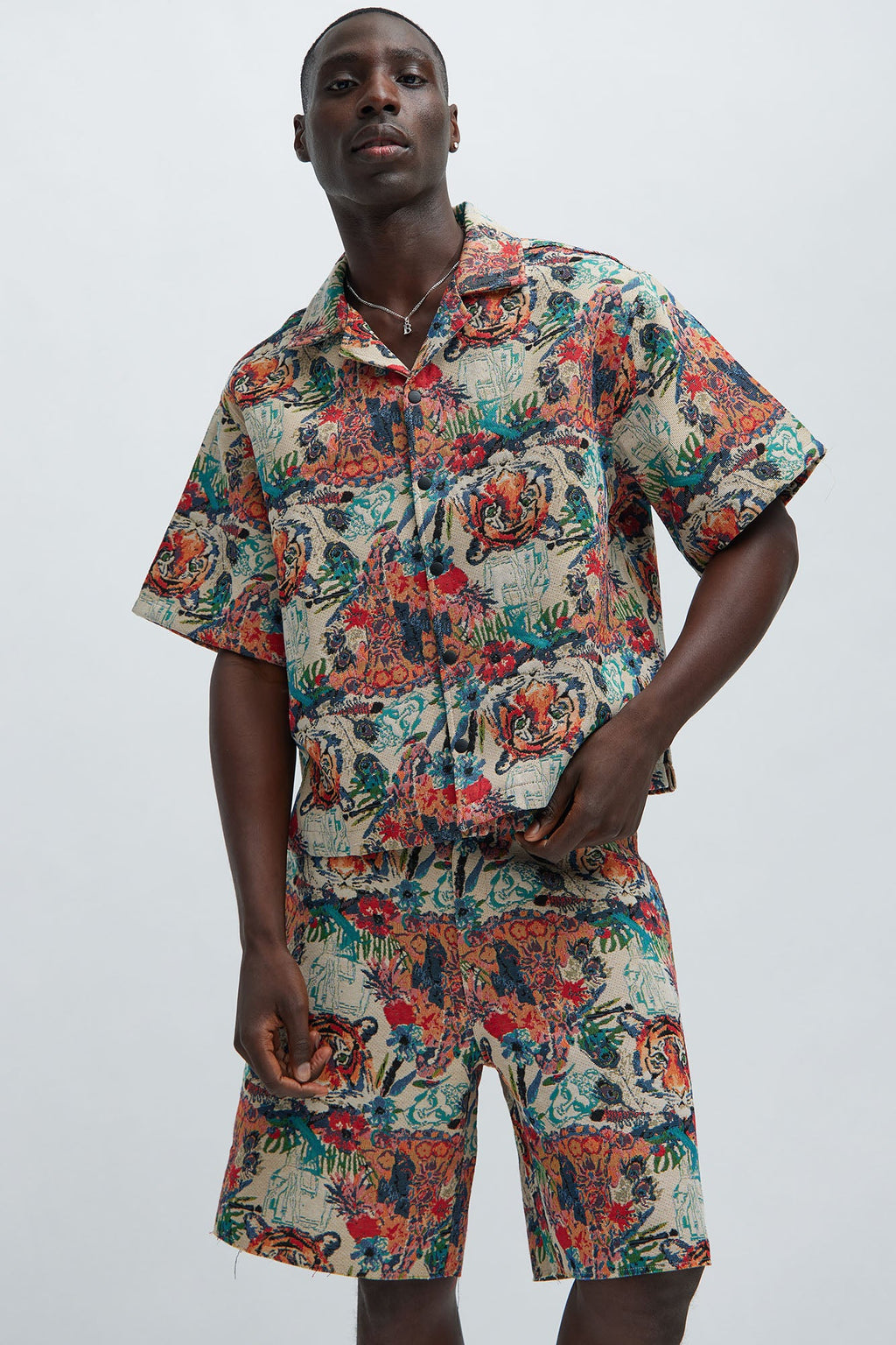 Ansel Tapestry Shirt - Multi Color