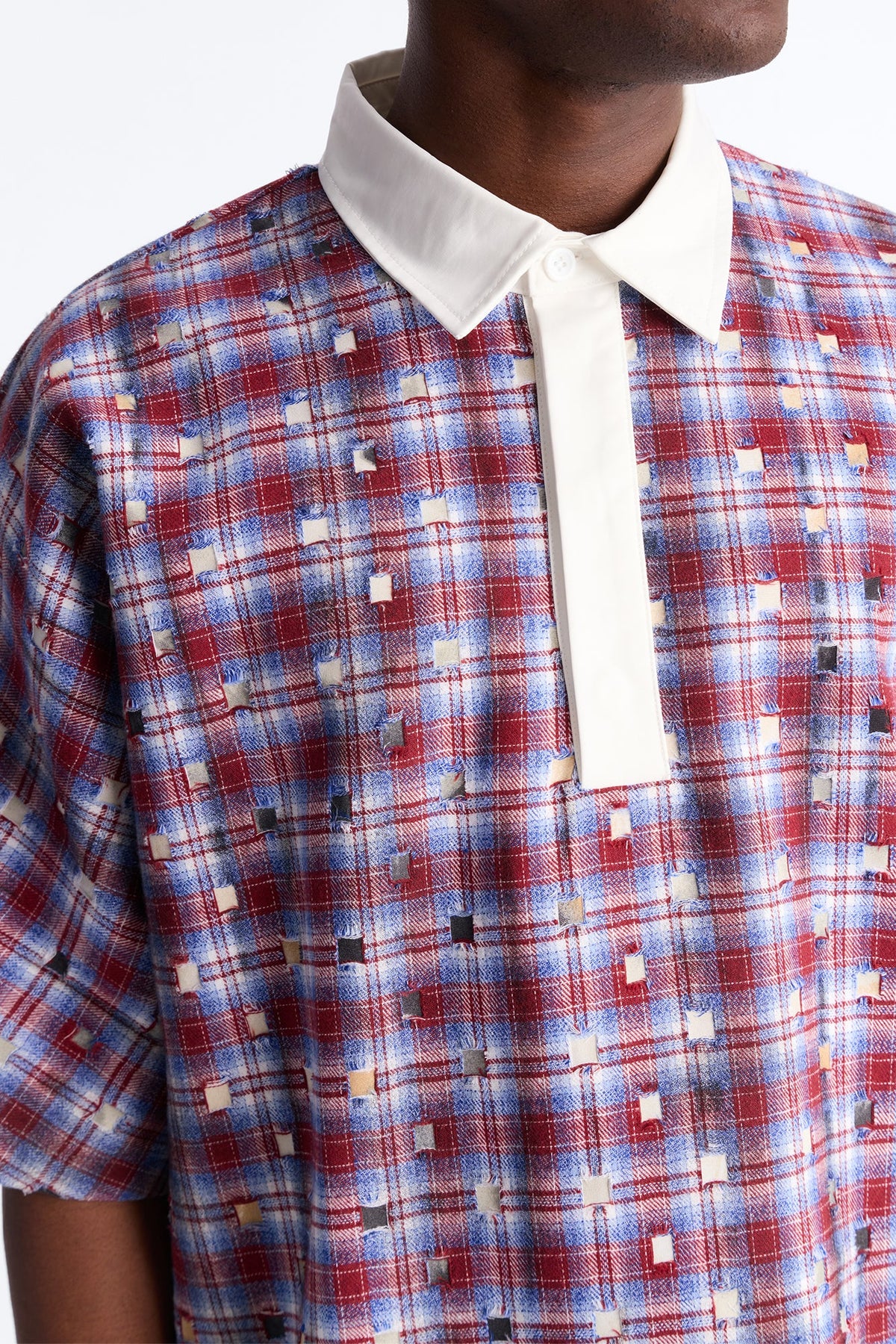 Oversized Desert Tempo Polo Shirt - Red
