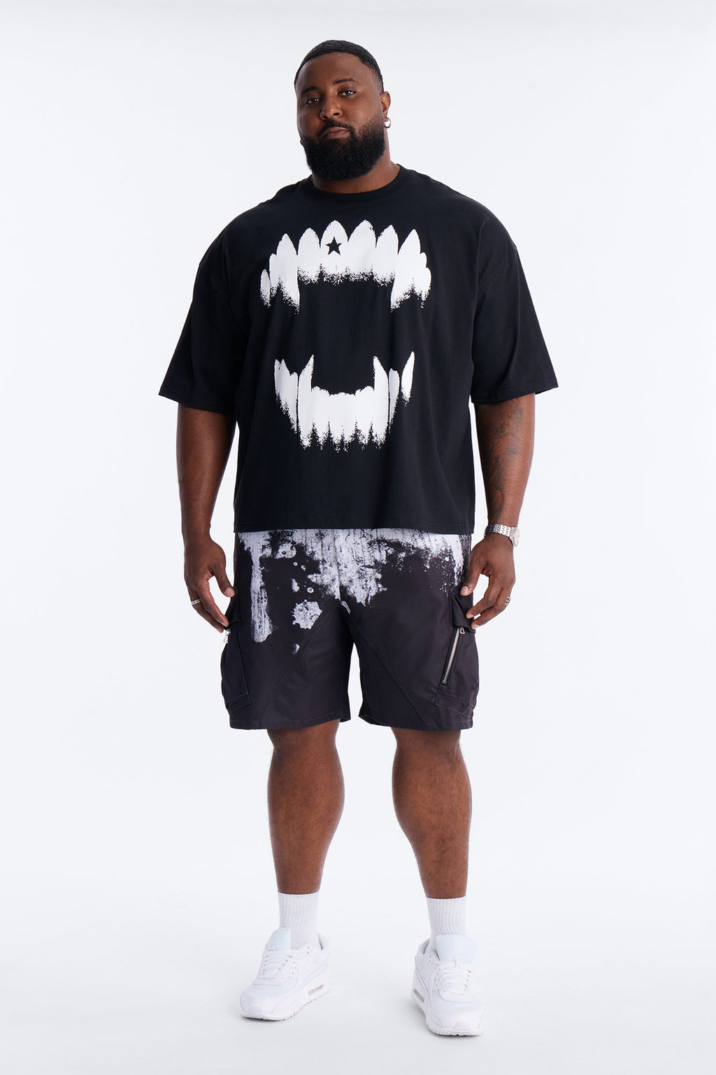 Relaxed Traveling Artist Short - Black/White