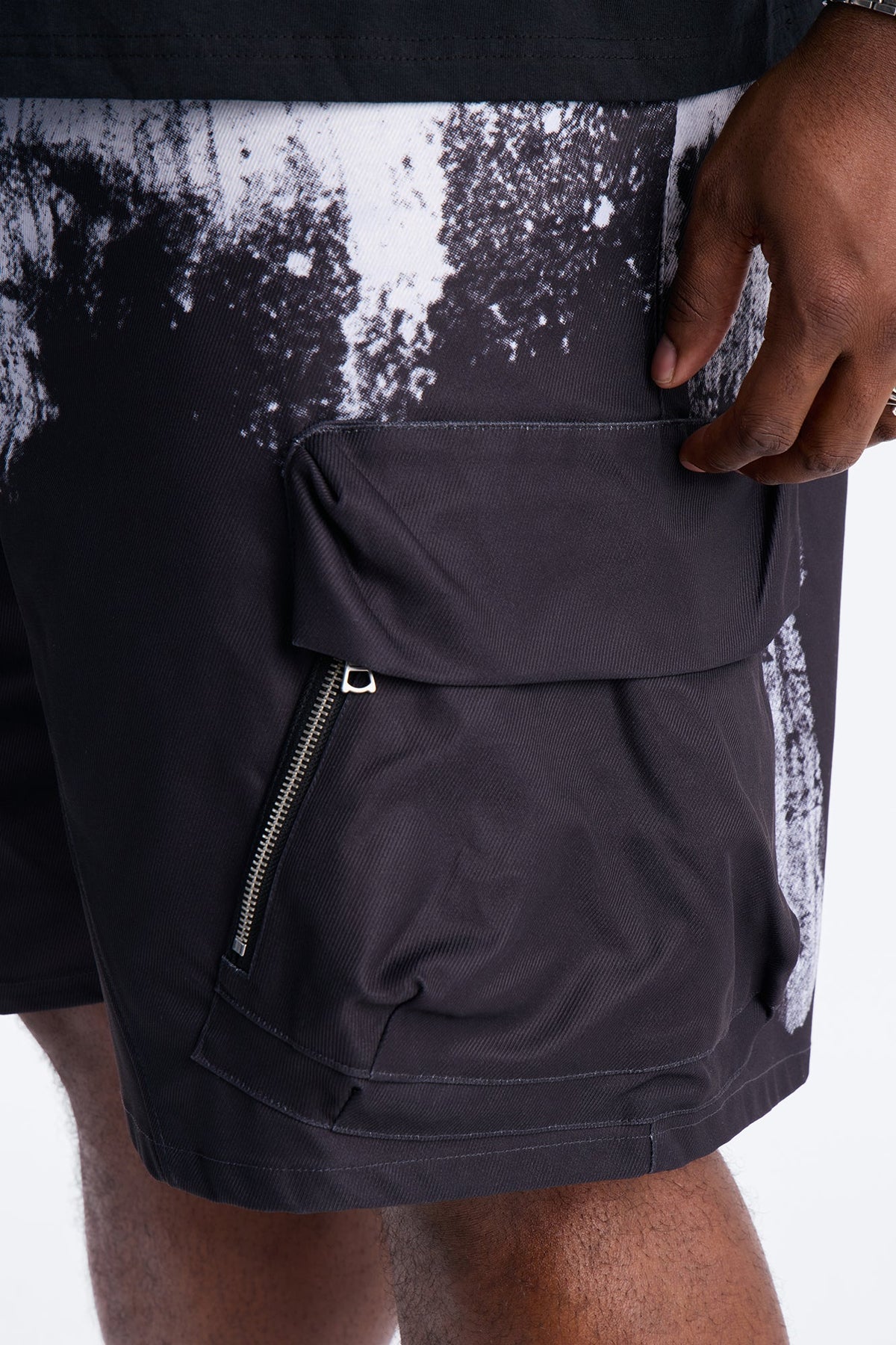 Relaxed Traveling Artist Short - Black/White