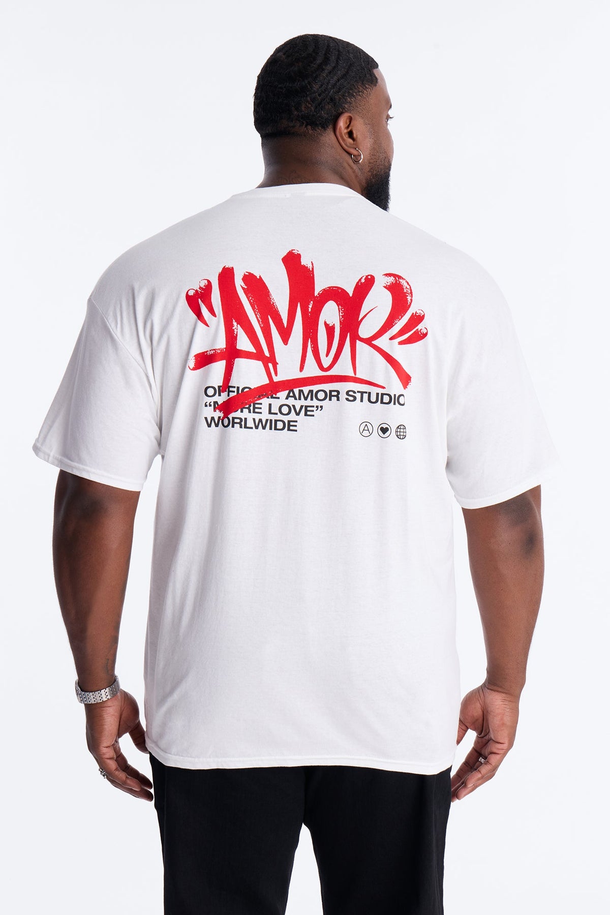 Amor Studio Short Sleeve Tee - White
