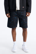 Relaxed Faded Moments Distressed Short - Bleach Blue Wash