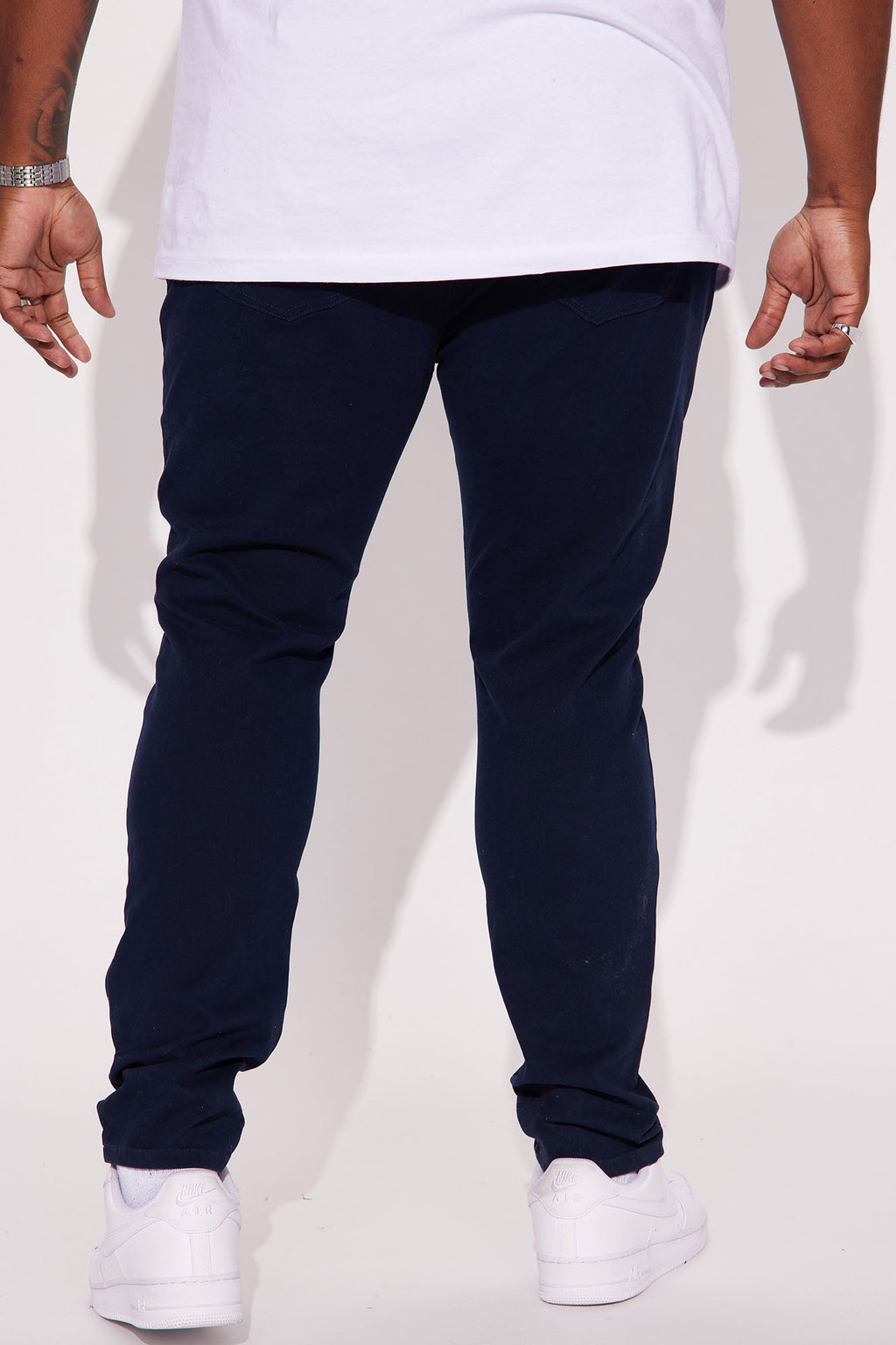 Mac Chino Skinny 5 Pocket Pants - Navy